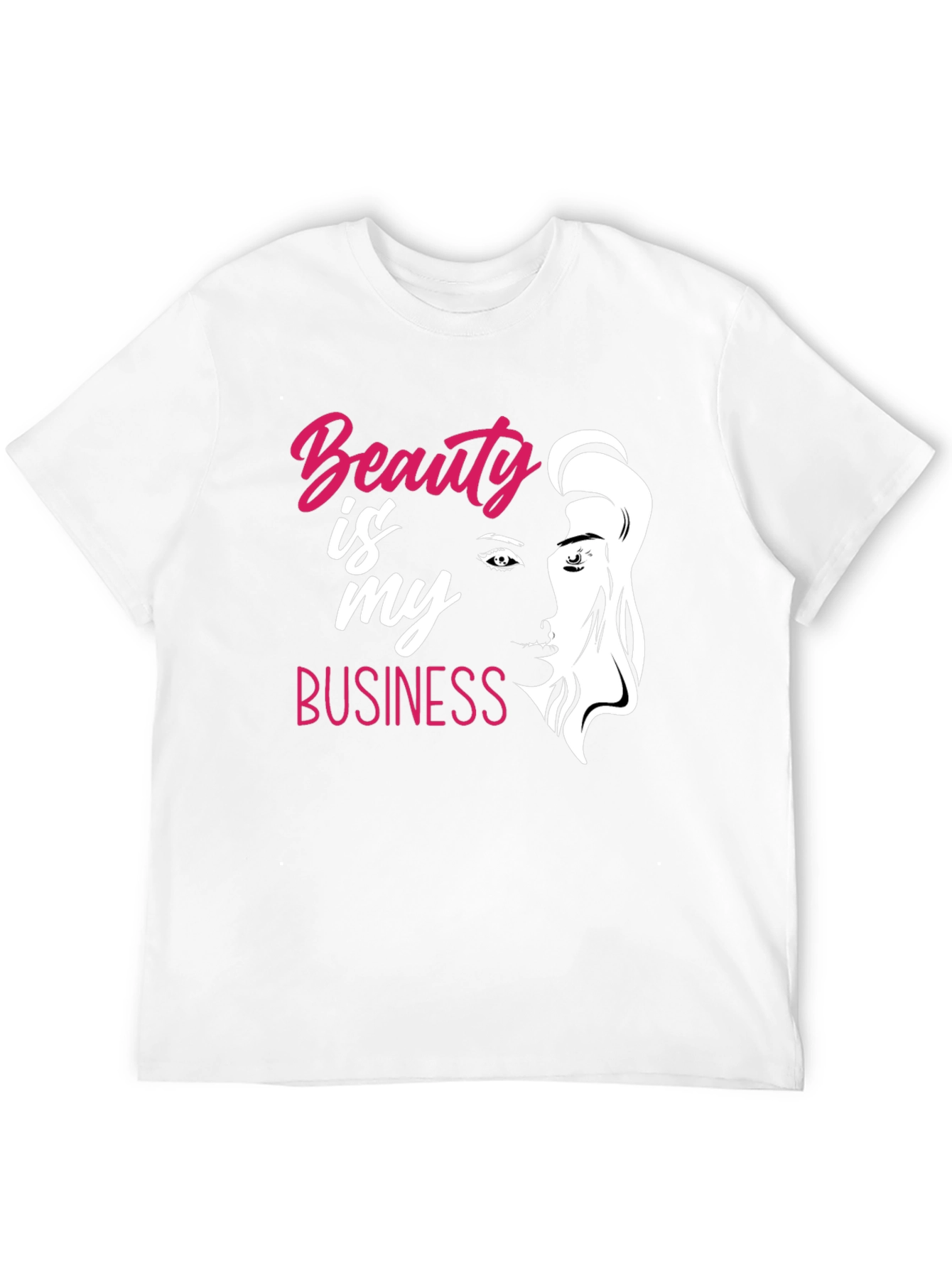 Beauty Is My Business Graphic T-Shirt - Black
