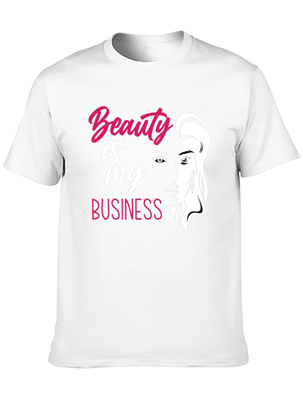Beauty Is My Business Graphic T-Shirt - Black
