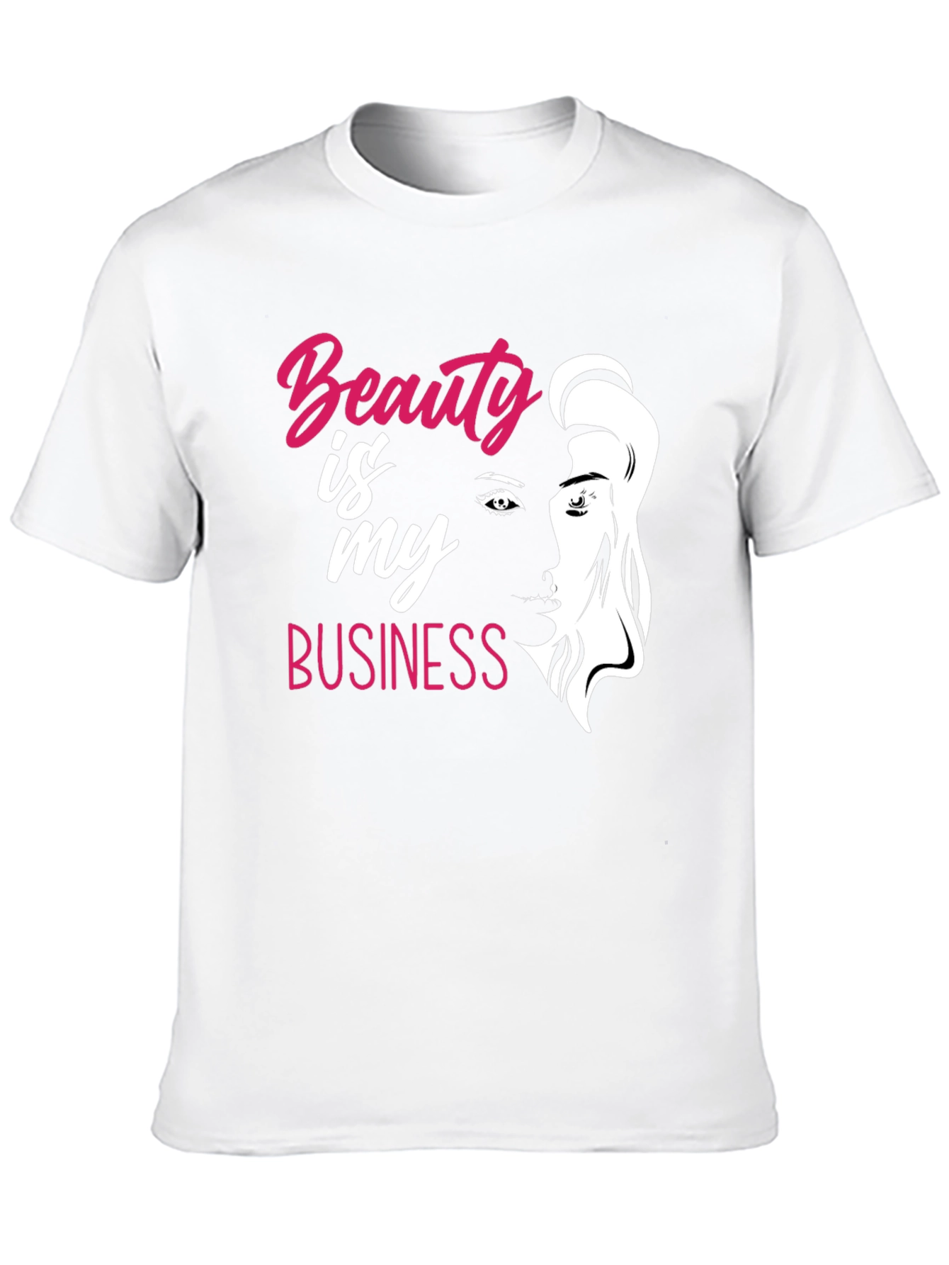 Beauty Is My Business Graphic T-Shirt - Black