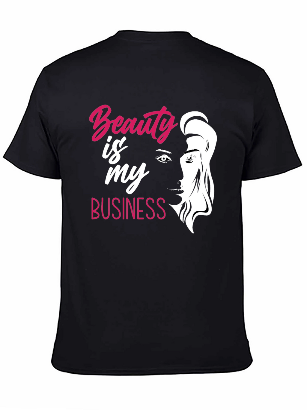 Beauty Is My Business Graphic T-Shirt - Black