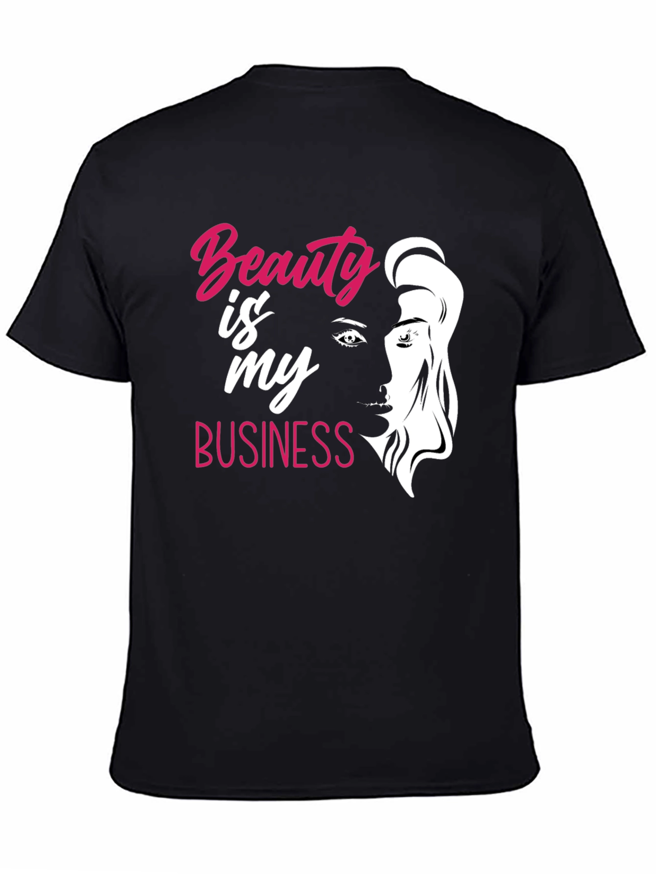 Beauty Is My Business Graphic T-Shirt - Black