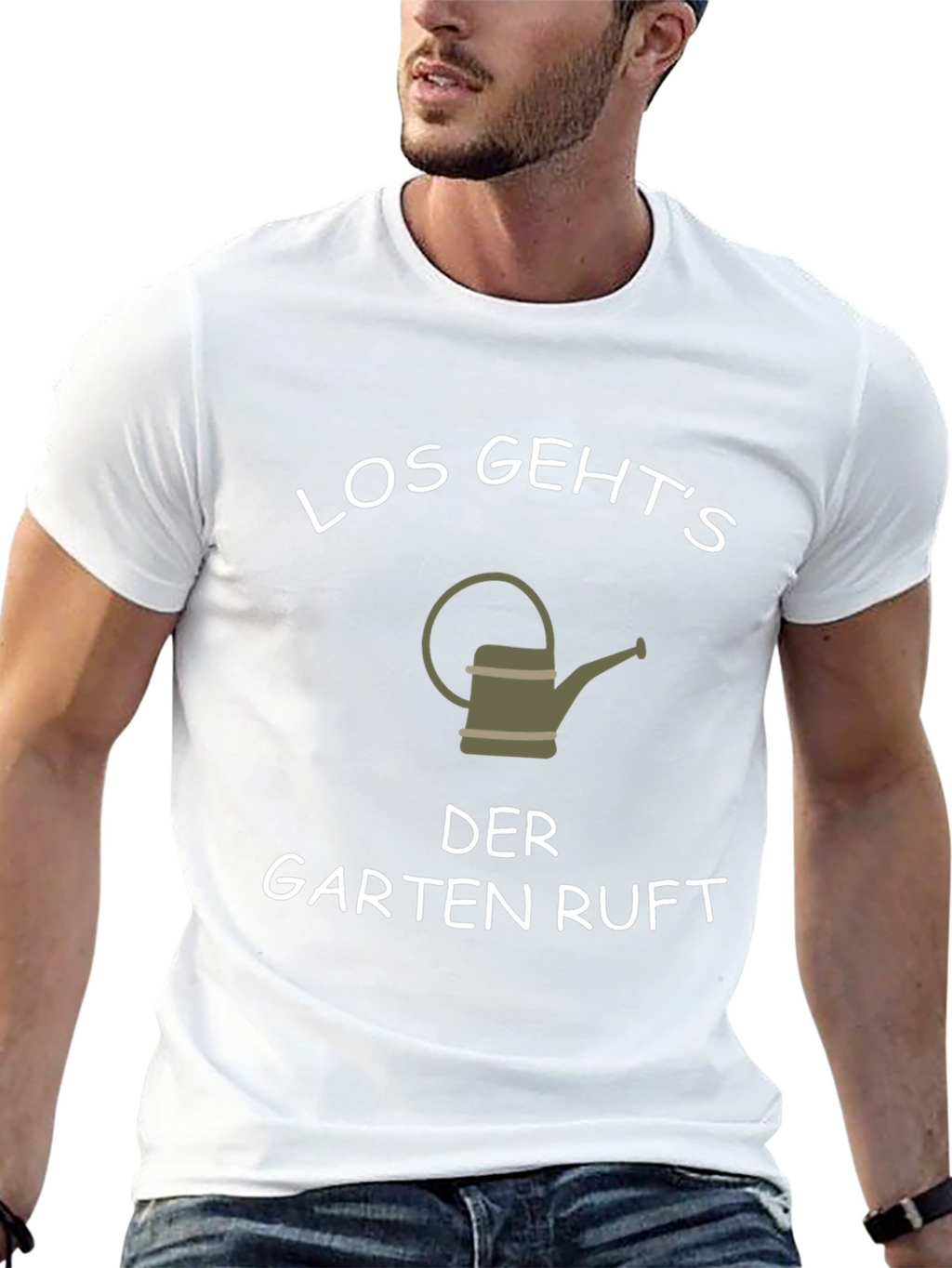 Gardening Time Black Graphic T-Shirt - Los Gehts