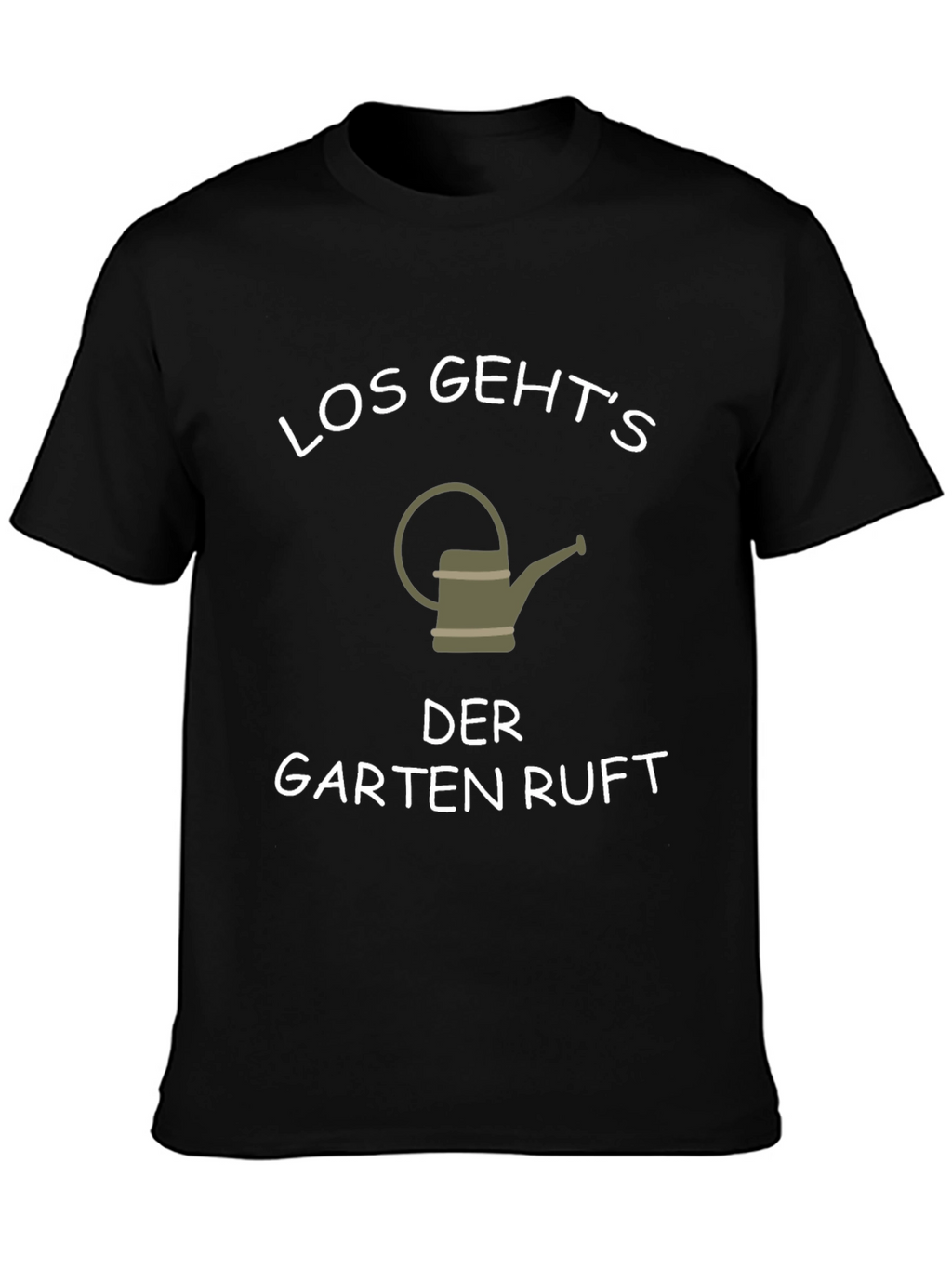 Gardening Time Black Graphic T-Shirt - Los Gehts