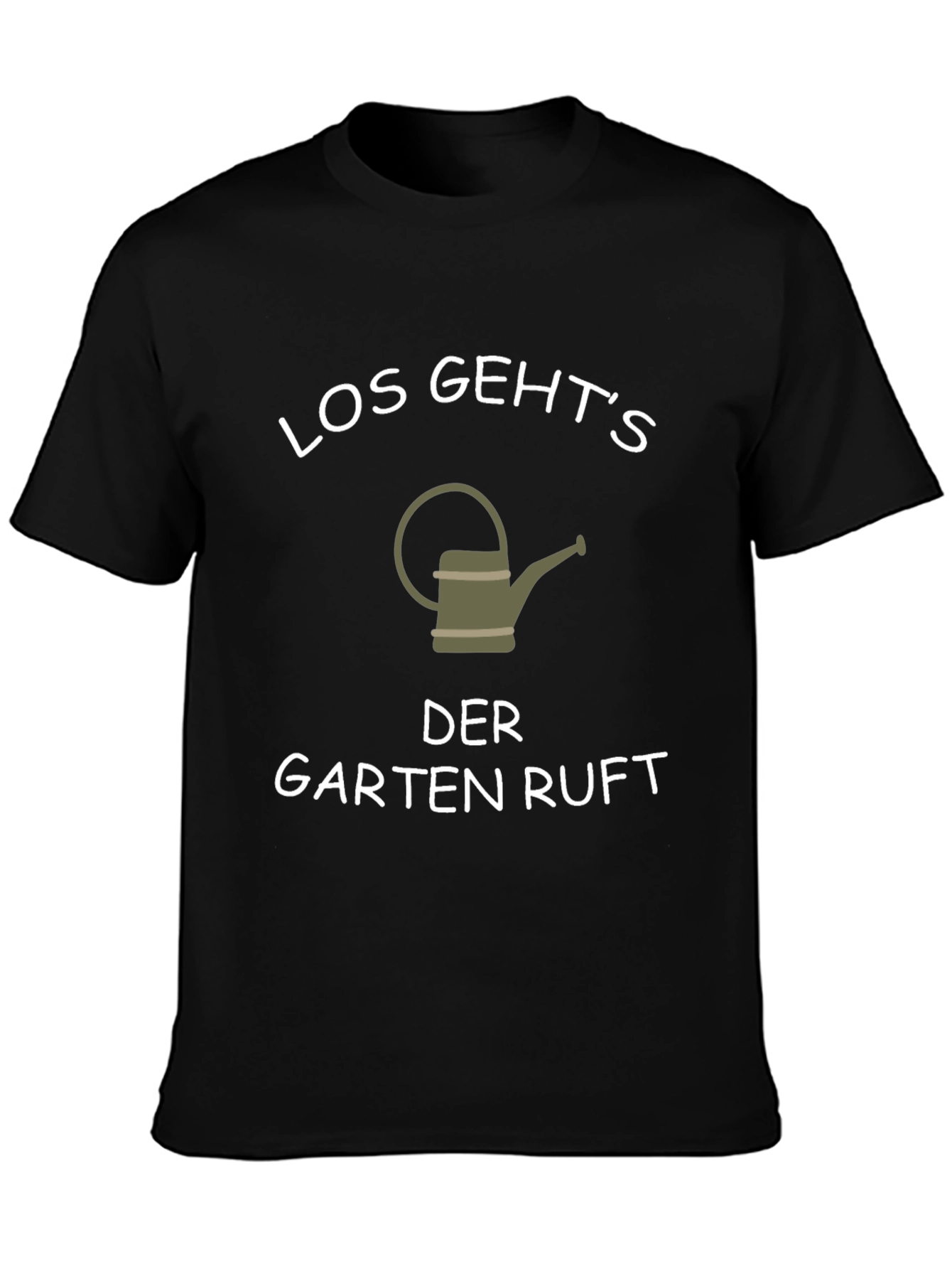 Gardening Time Black Graphic T-Shirt - Los Gehts
