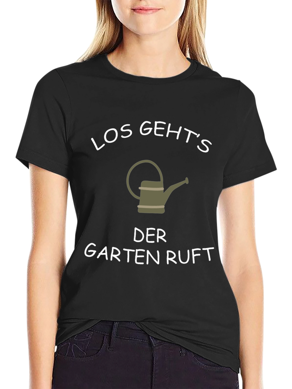 Gardening Time Black Graphic T-Shirt - Los Gehts