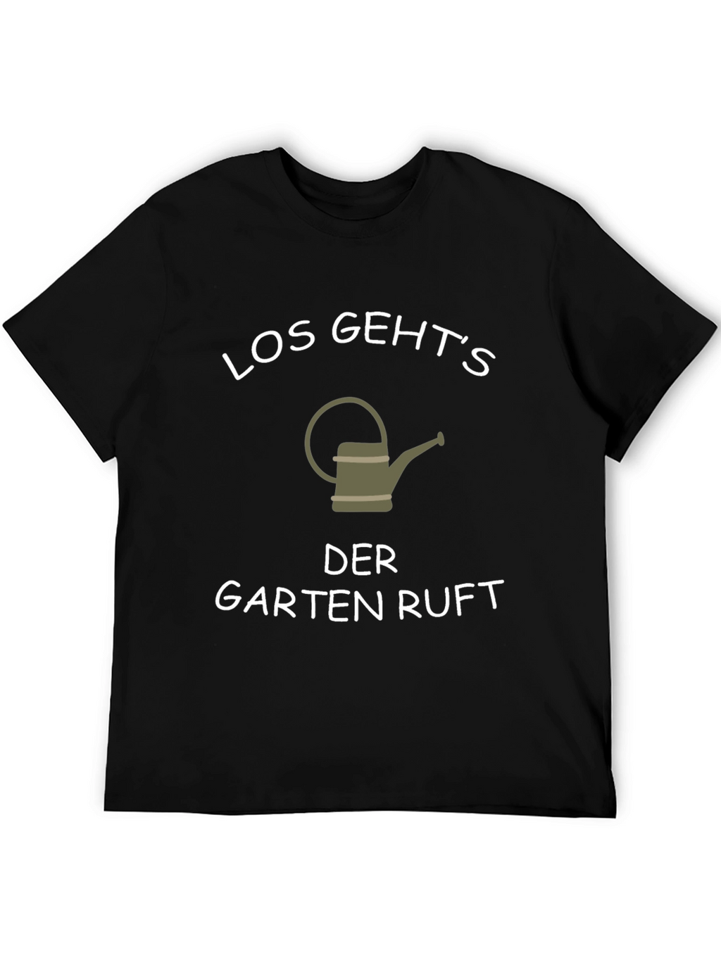 Gardening Time Black Graphic T-Shirt - Los Gehts