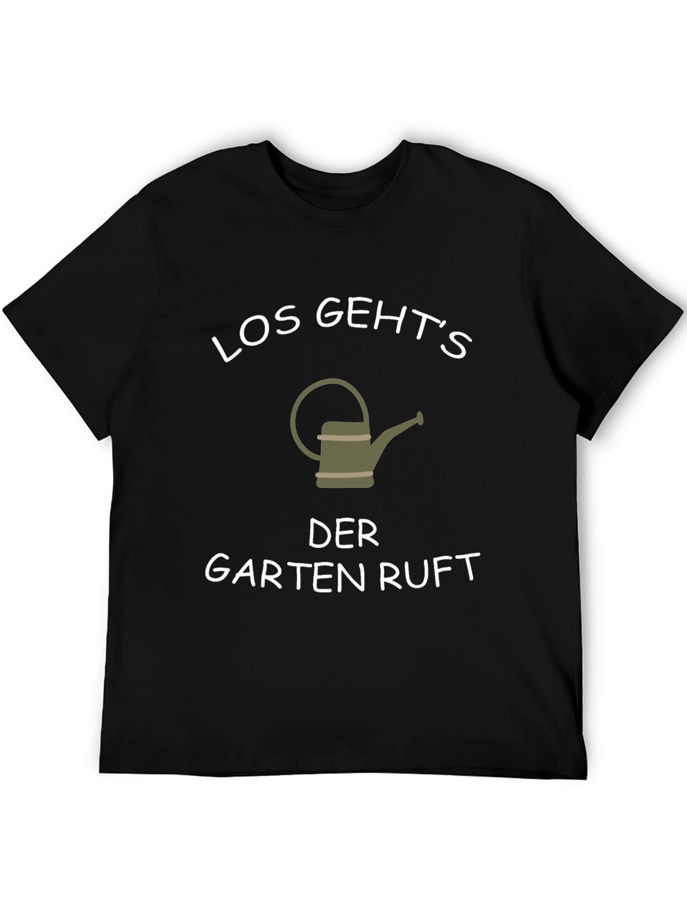 Gardening Time Black Graphic T-Shirt - Los Gehts