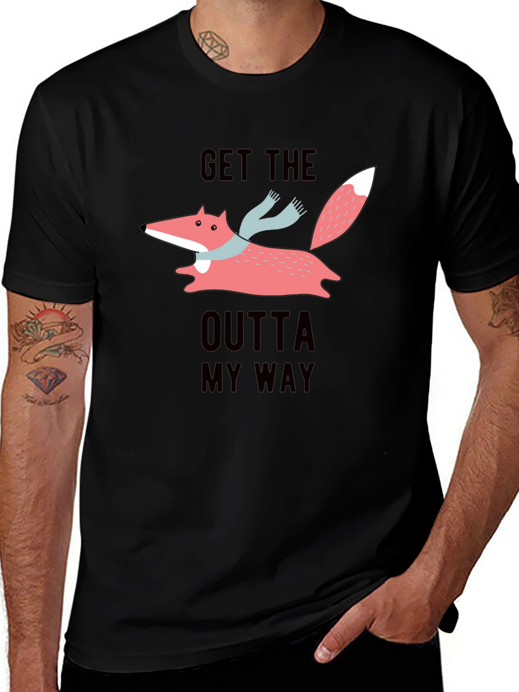 Get The Outta My Way Fox Graphic Tee