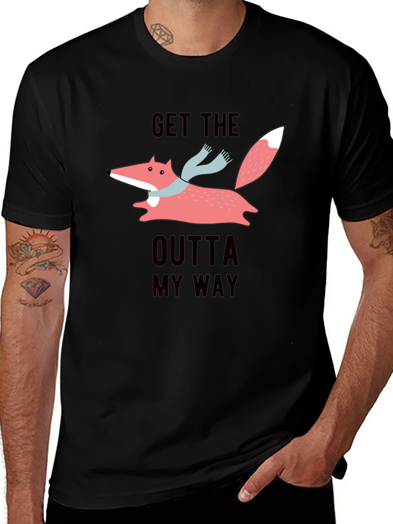 Get The Outta My Way Fox Graphic Tee