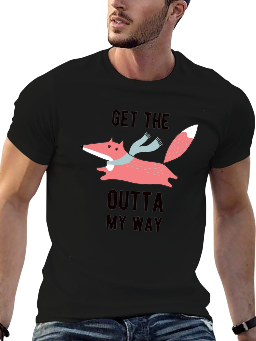 Get The Outta My Way Fox Graphic Tee