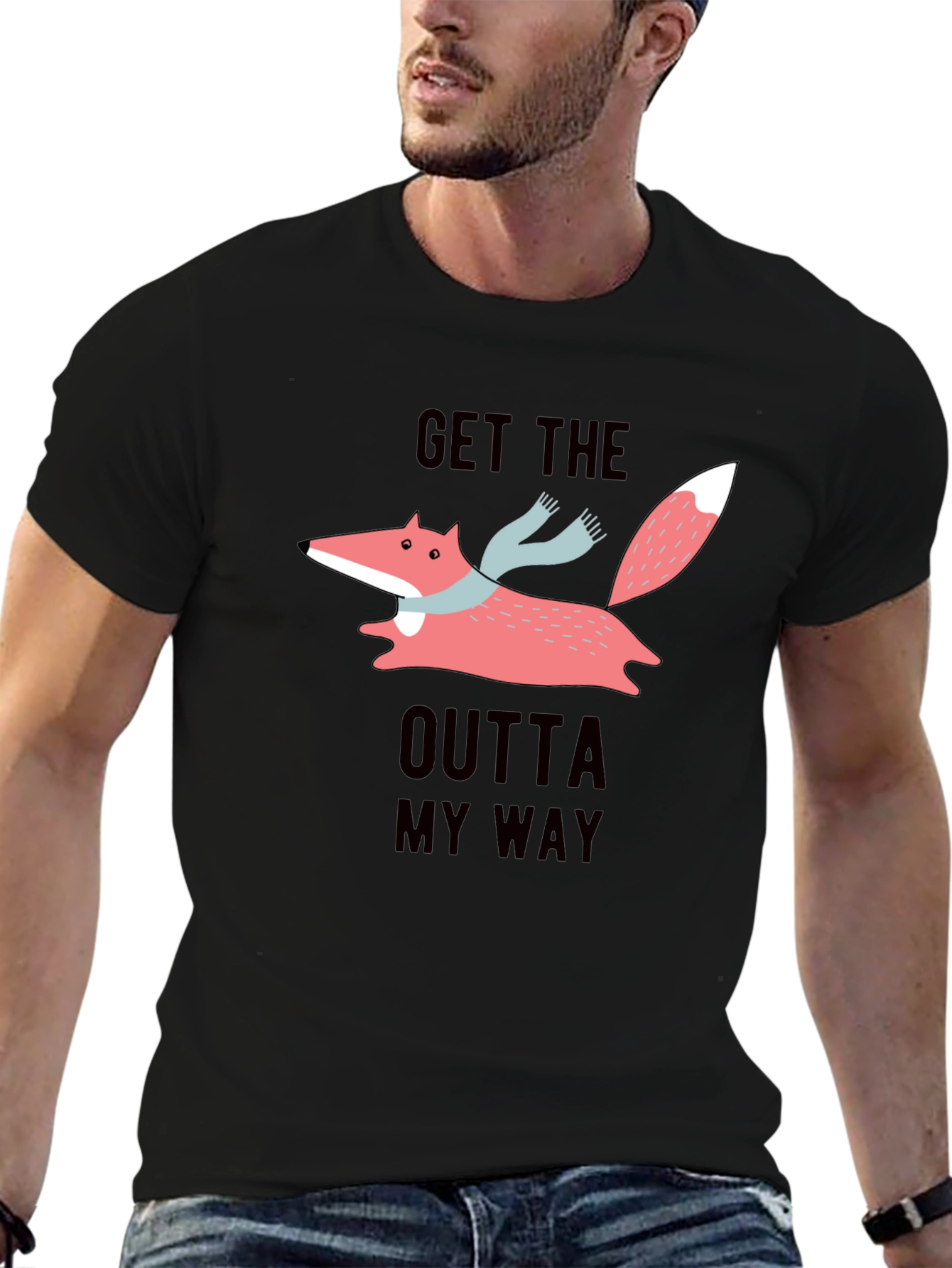 Get The Outta My Way Fox Graphic Tee