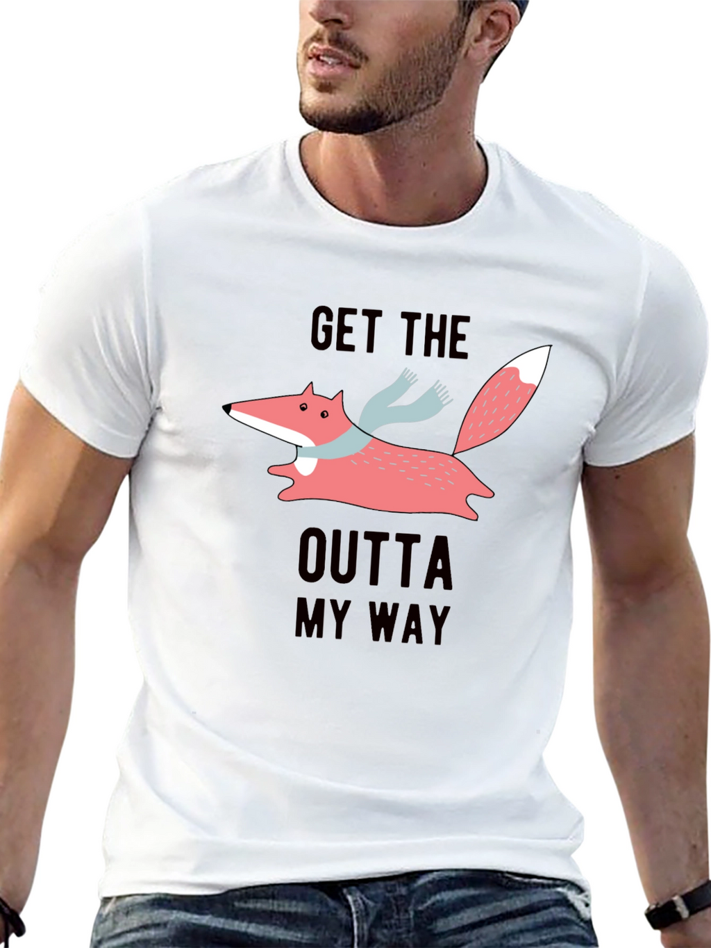 Get The Outta My Way Fox Graphic Tee
