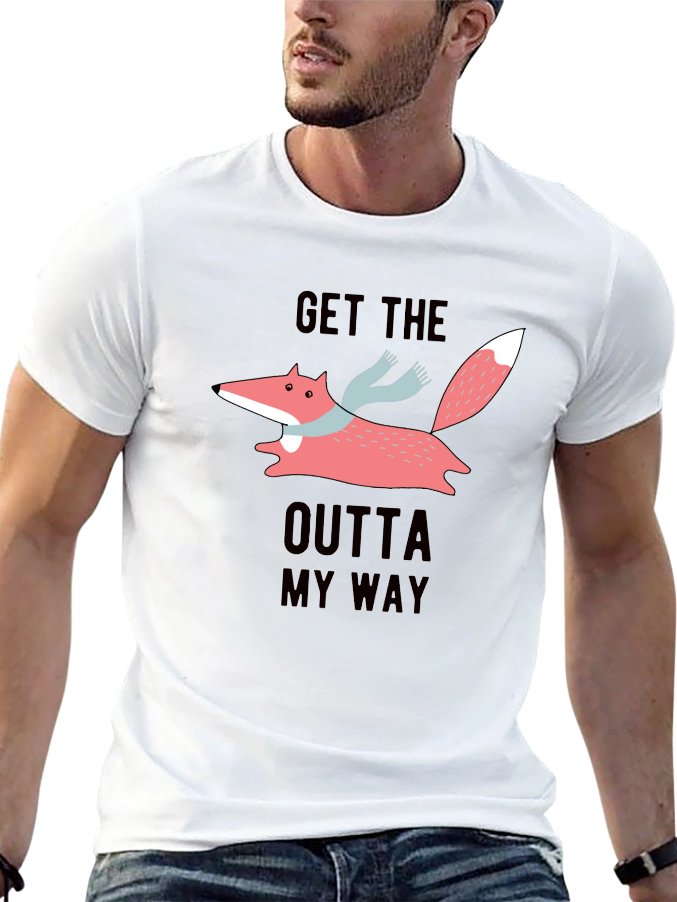 Get The Outta My Way Fox Graphic Tee