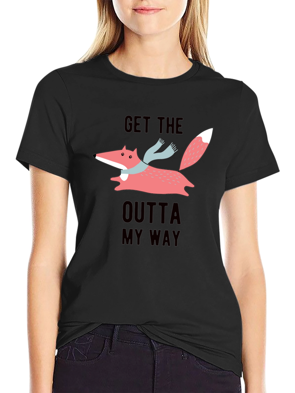 Get The Outta My Way Fox Graphic Tee