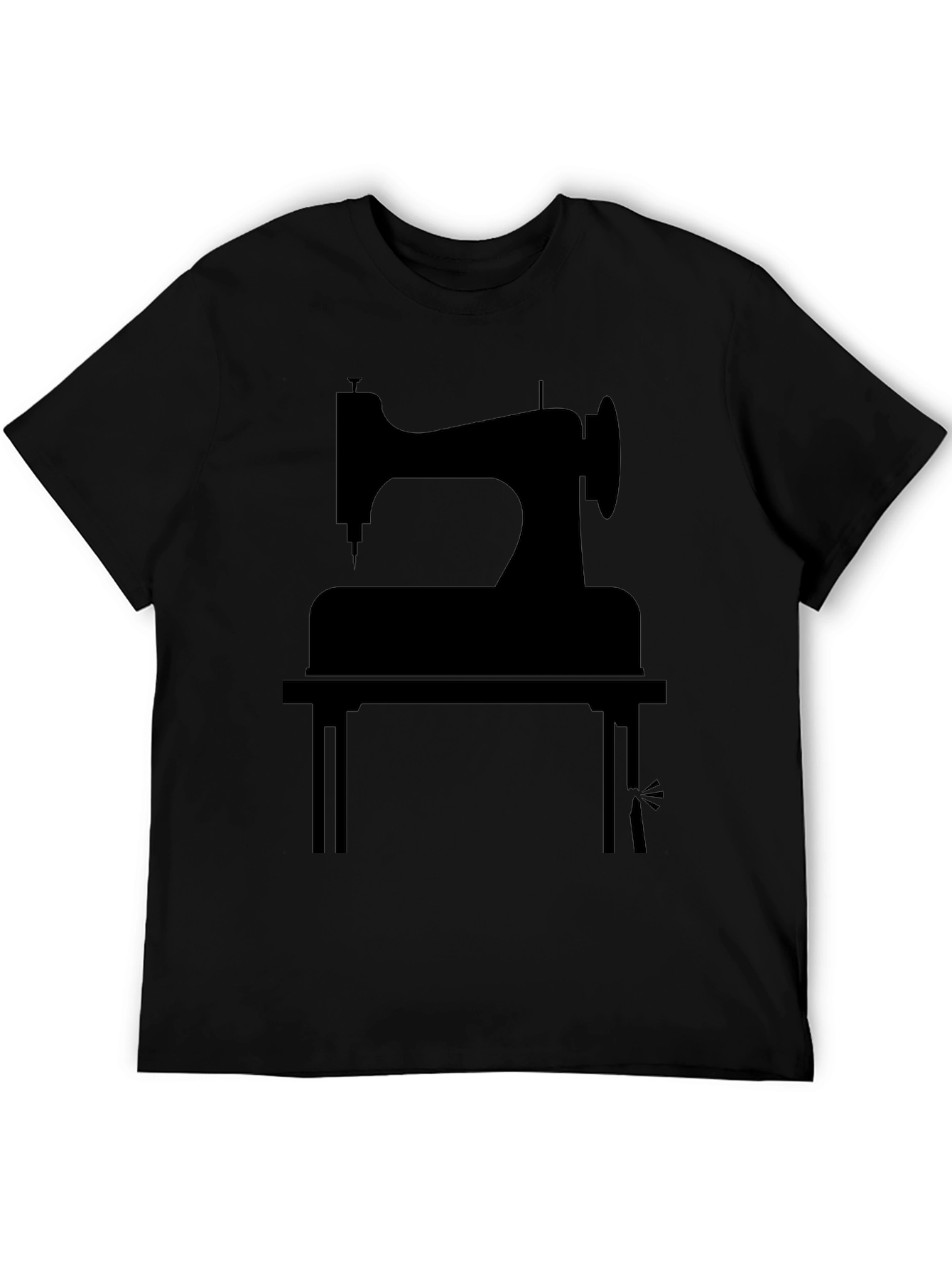 Sewing Machine Graphic Tee - Classic Tailor Style