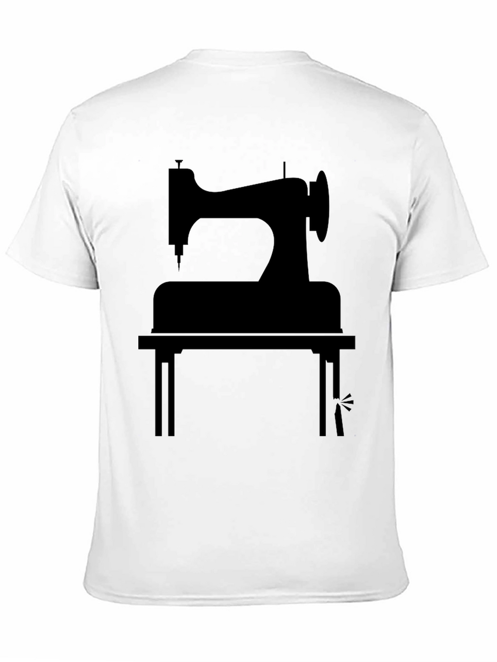 Sewing Machine Graphic Tee - Classic Tailor Style
