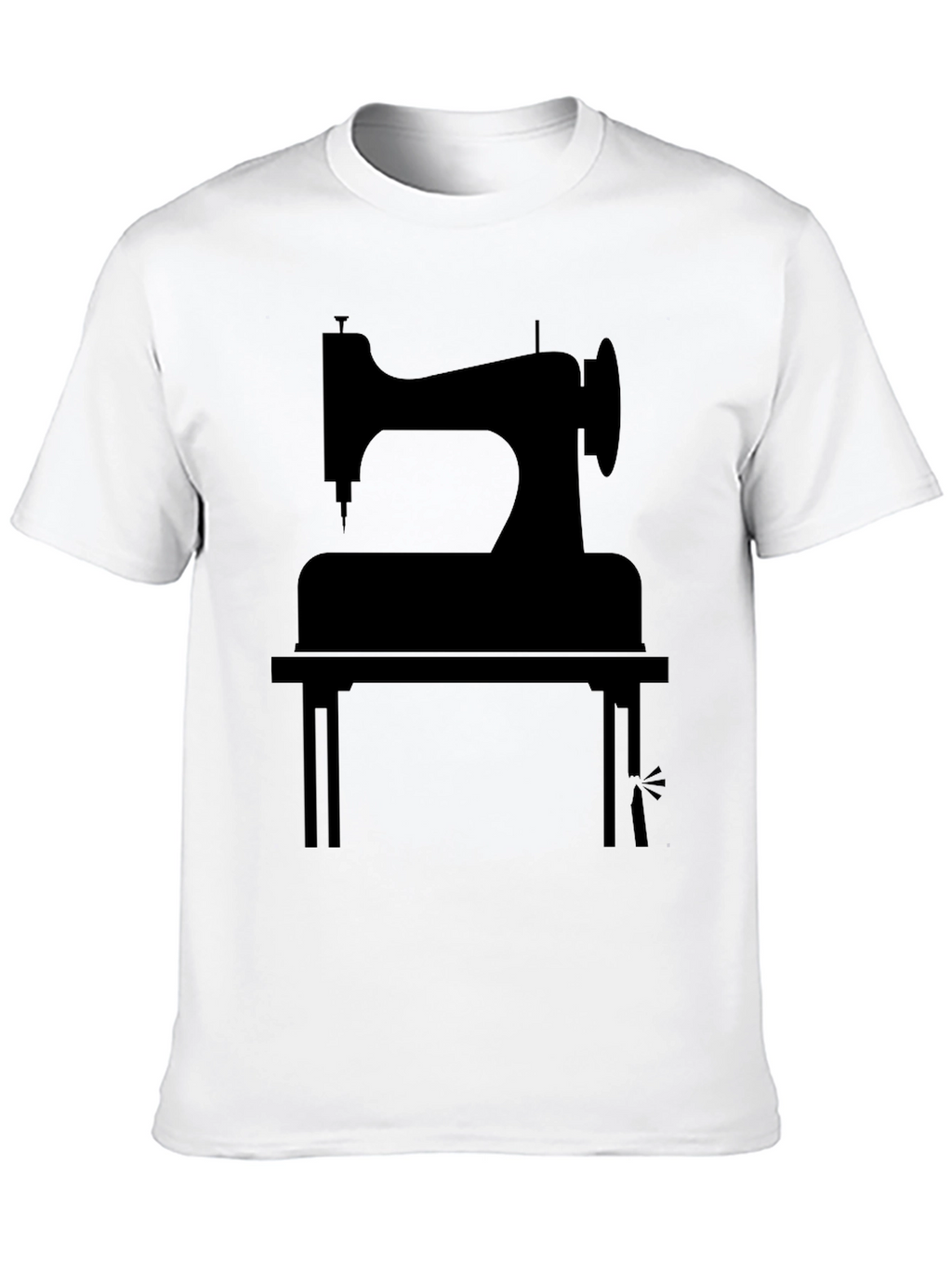 Sewing Machine Graphic Tee - Classic Tailor Style