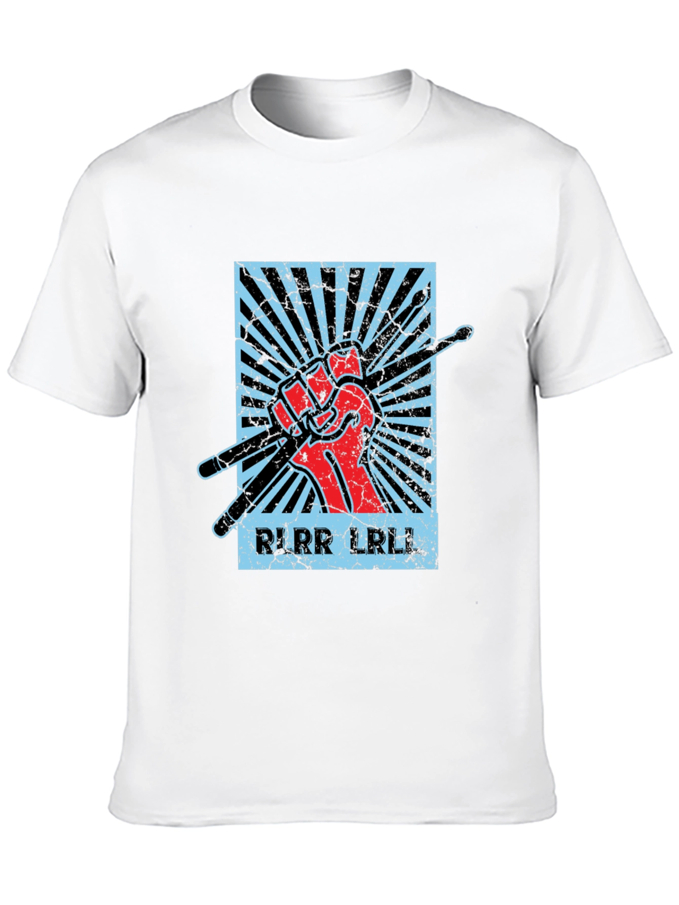 Drummers Rhythm Black T-Shirt