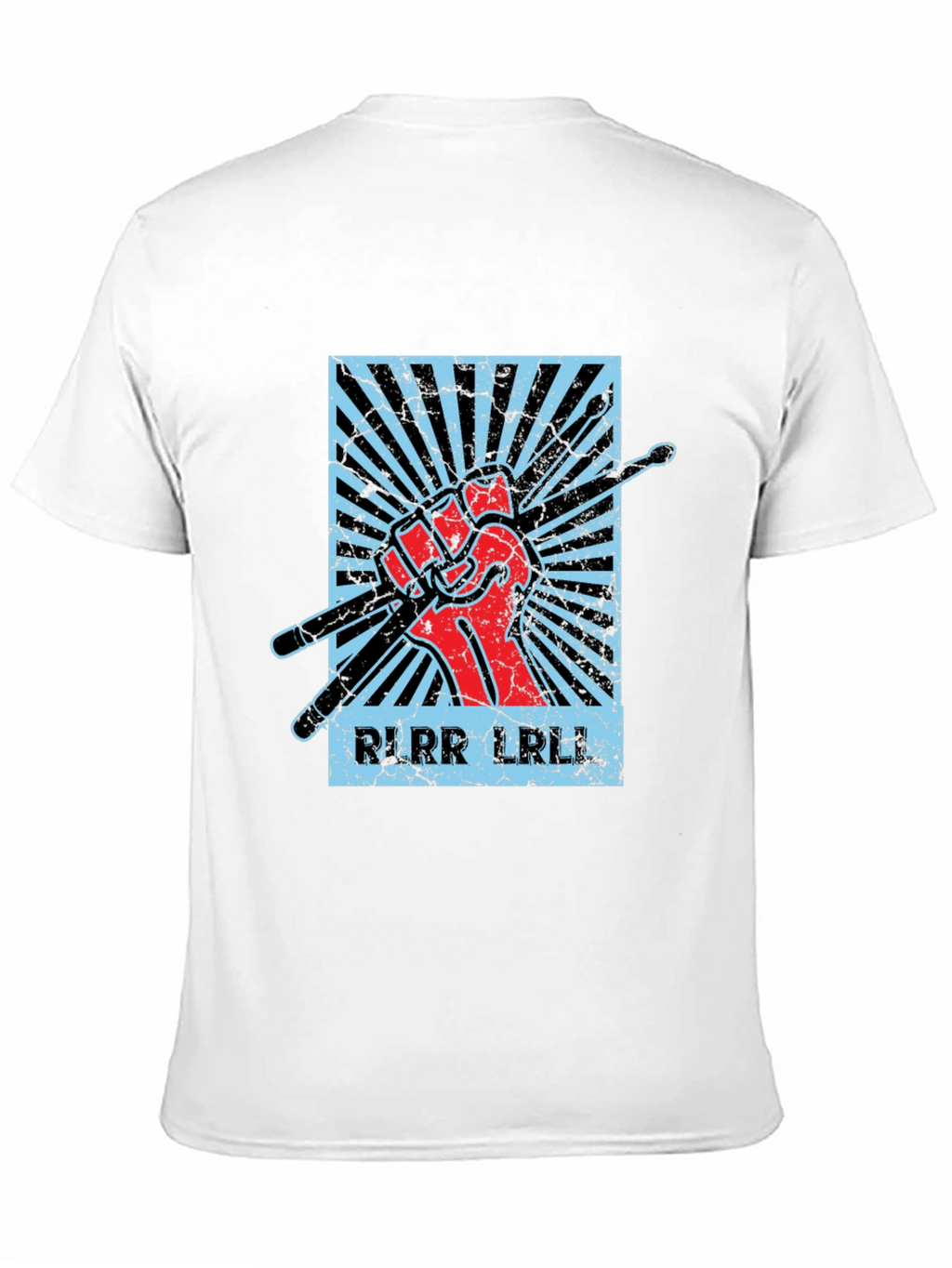 Drummers Rhythm Black T-Shirt