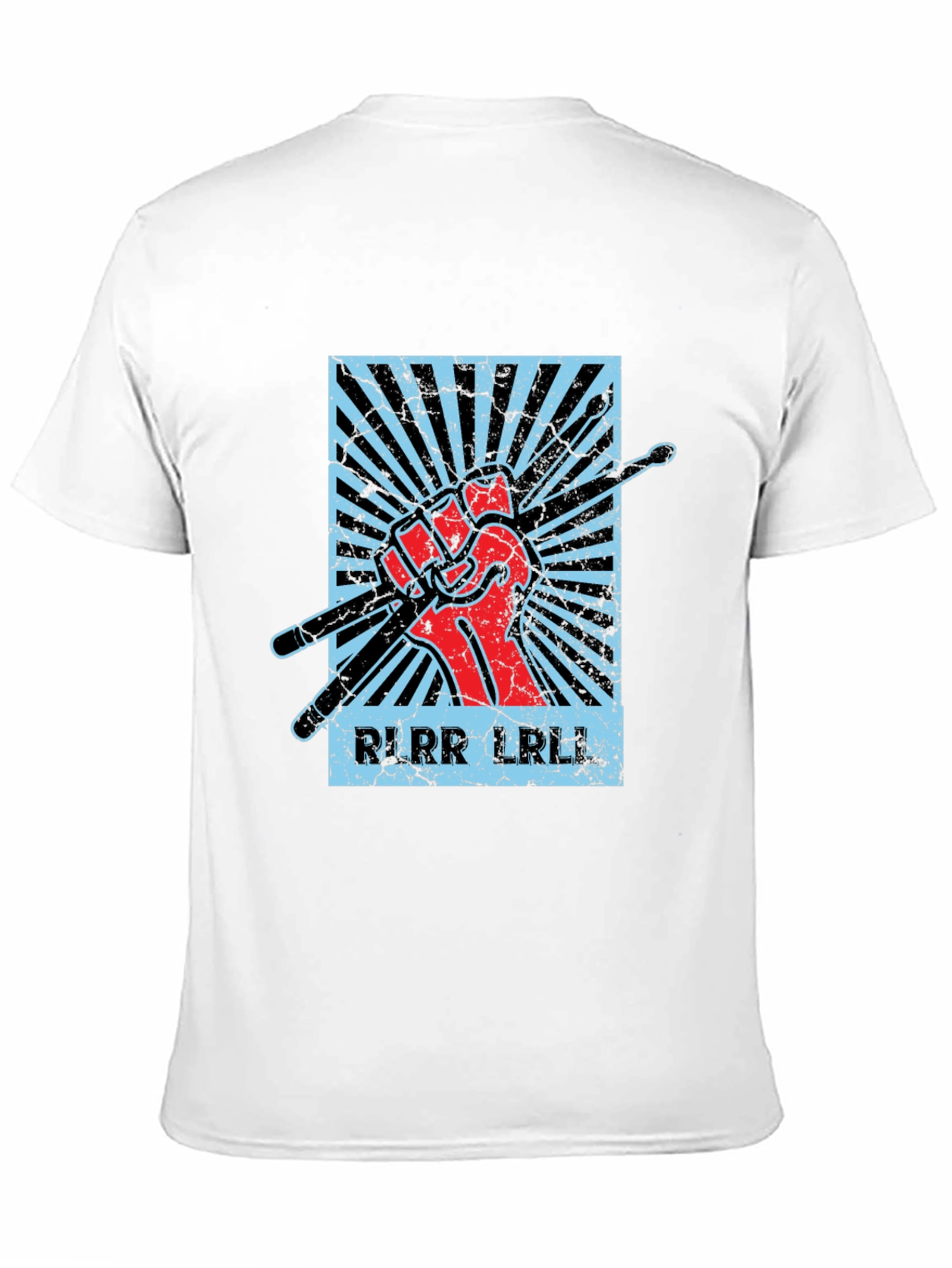 Drummers Rhythm Black T-Shirt