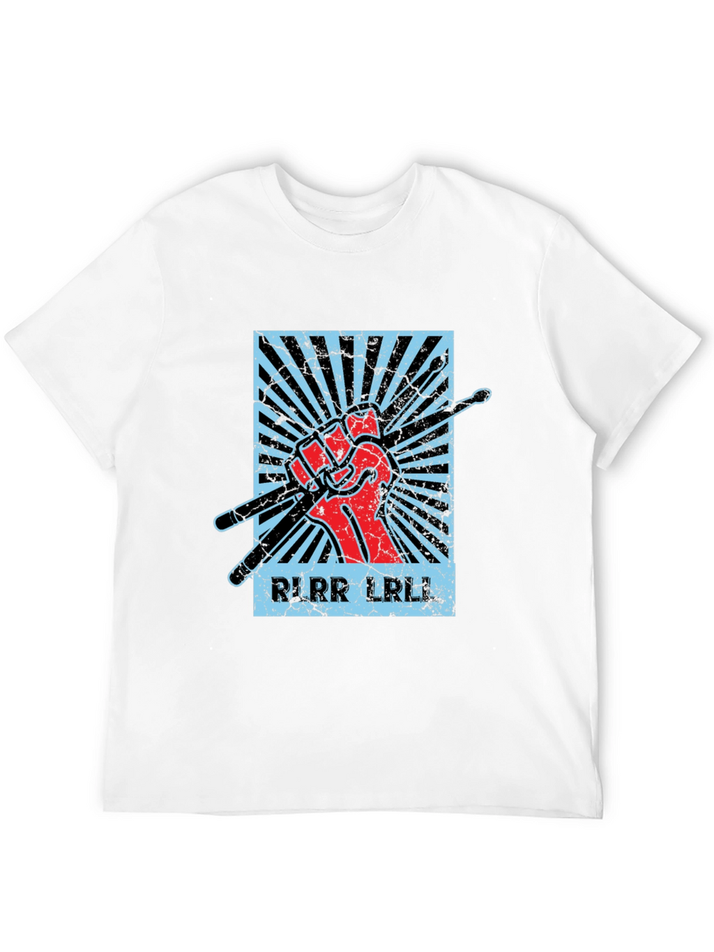 Drummers Rhythm Black T-Shirt