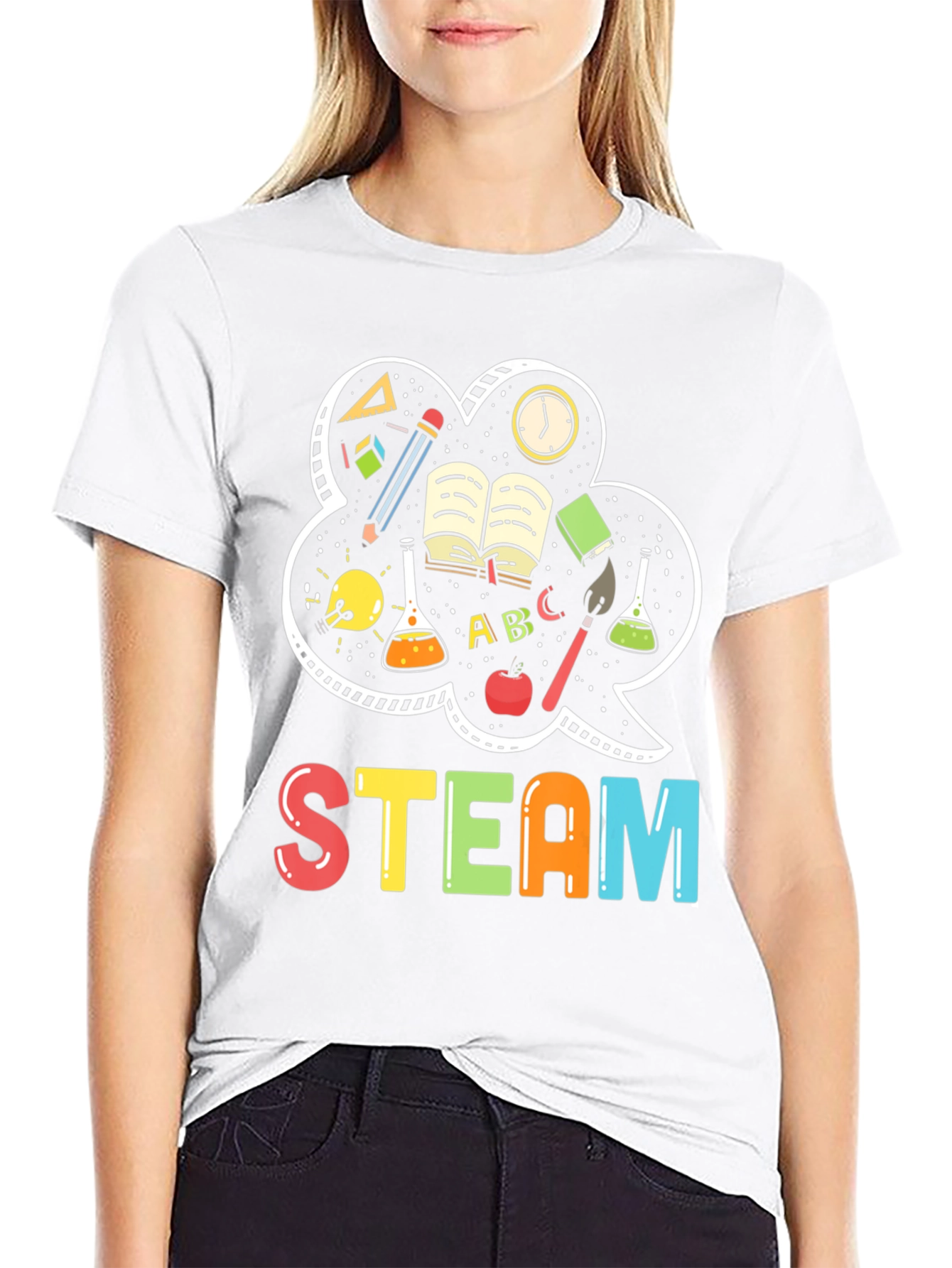 STEAM T-Shirt: Science Tech Engineering Art Math Tee