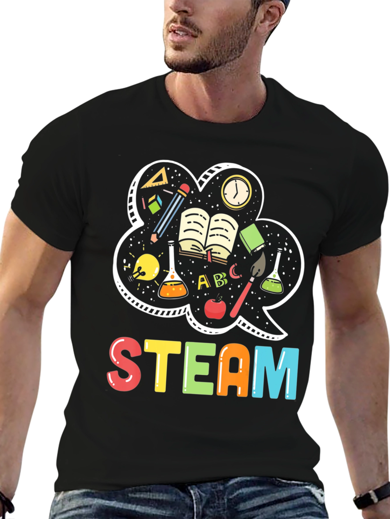 STEAM T-Shirt: Science Tech Engineering Art Math Tee