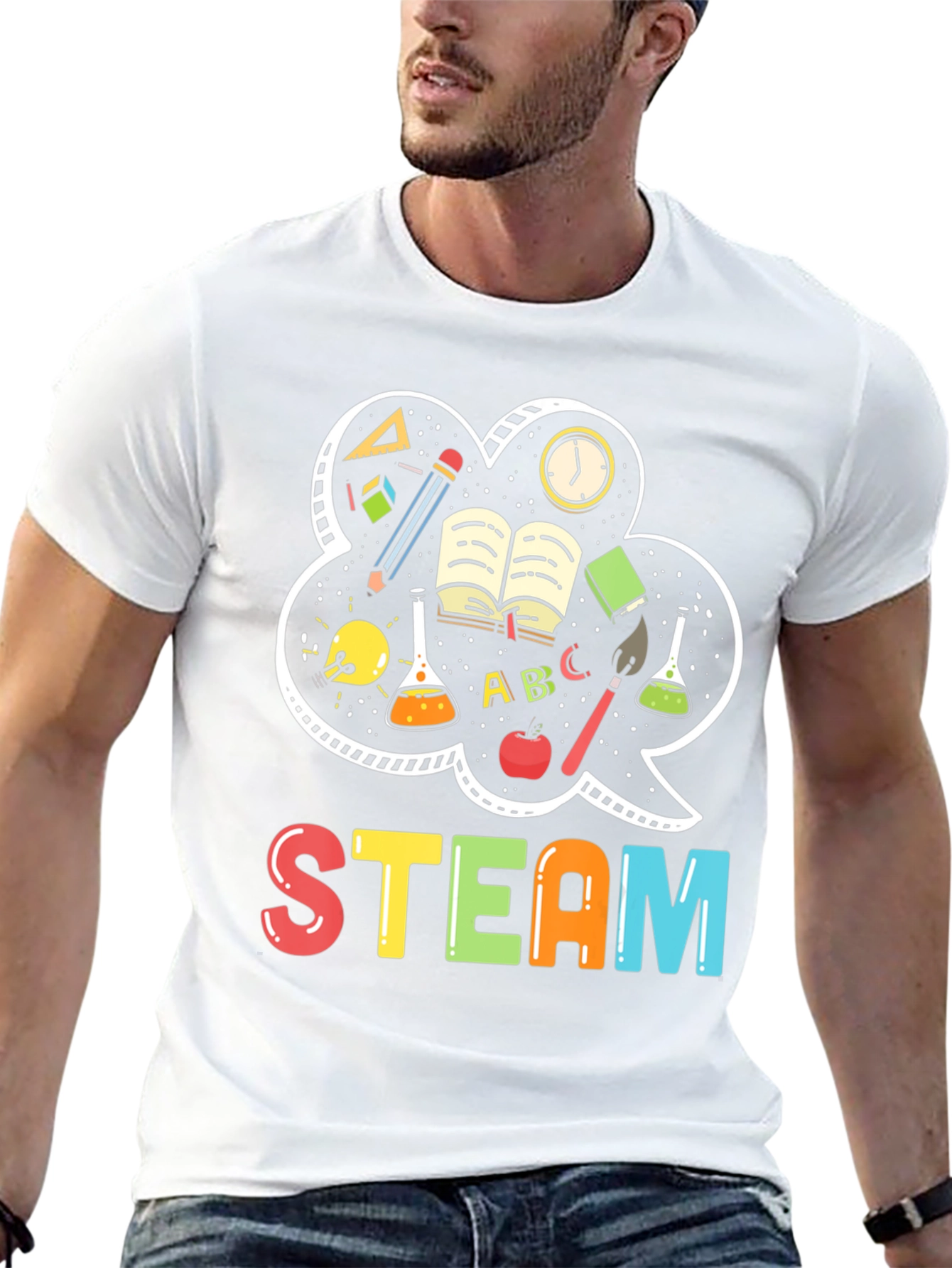 STEAM T-Shirt: Science Tech Engineering Art Math Tee