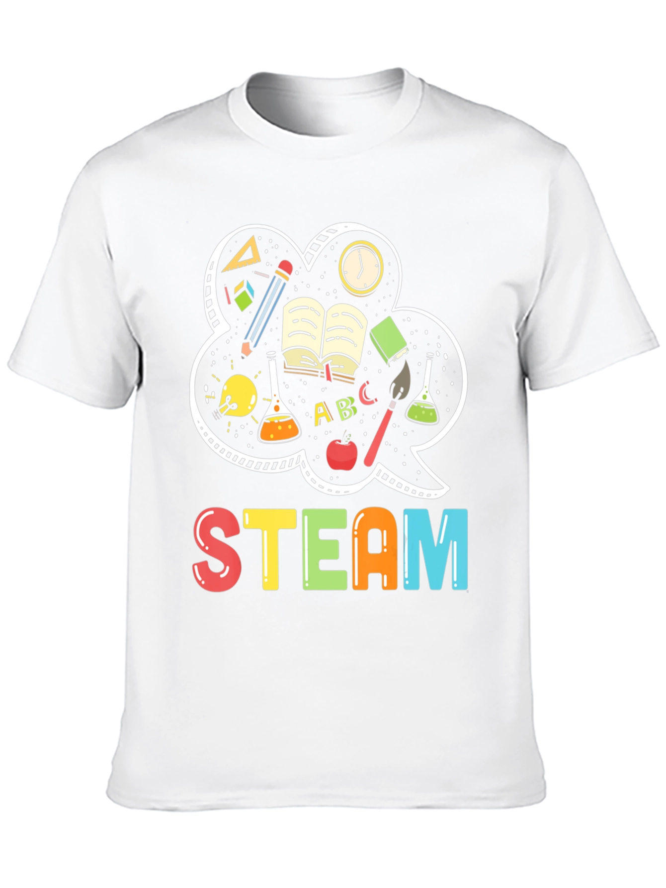 STEAM T-Shirt: Science Tech Engineering Art Math Tee