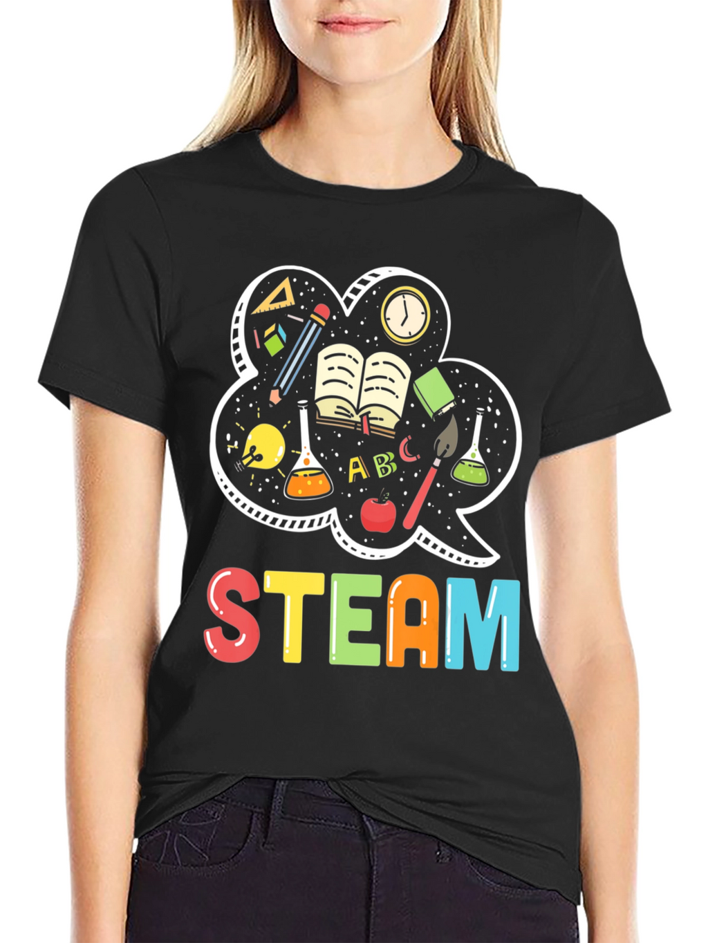 STEAM T-Shirt: Science Tech Engineering Art Math Tee