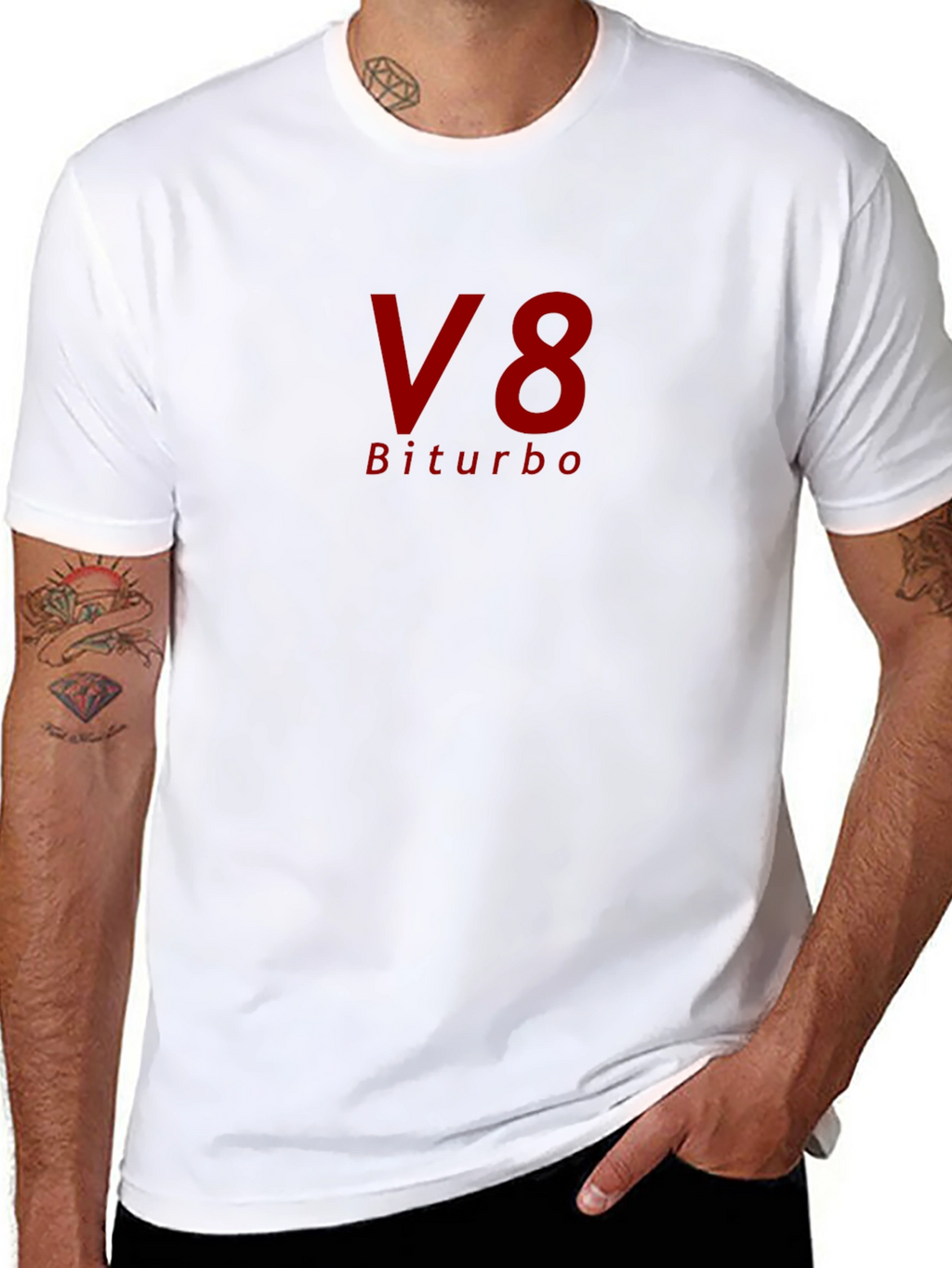 V8 Biturbo Graphic Tee - Black