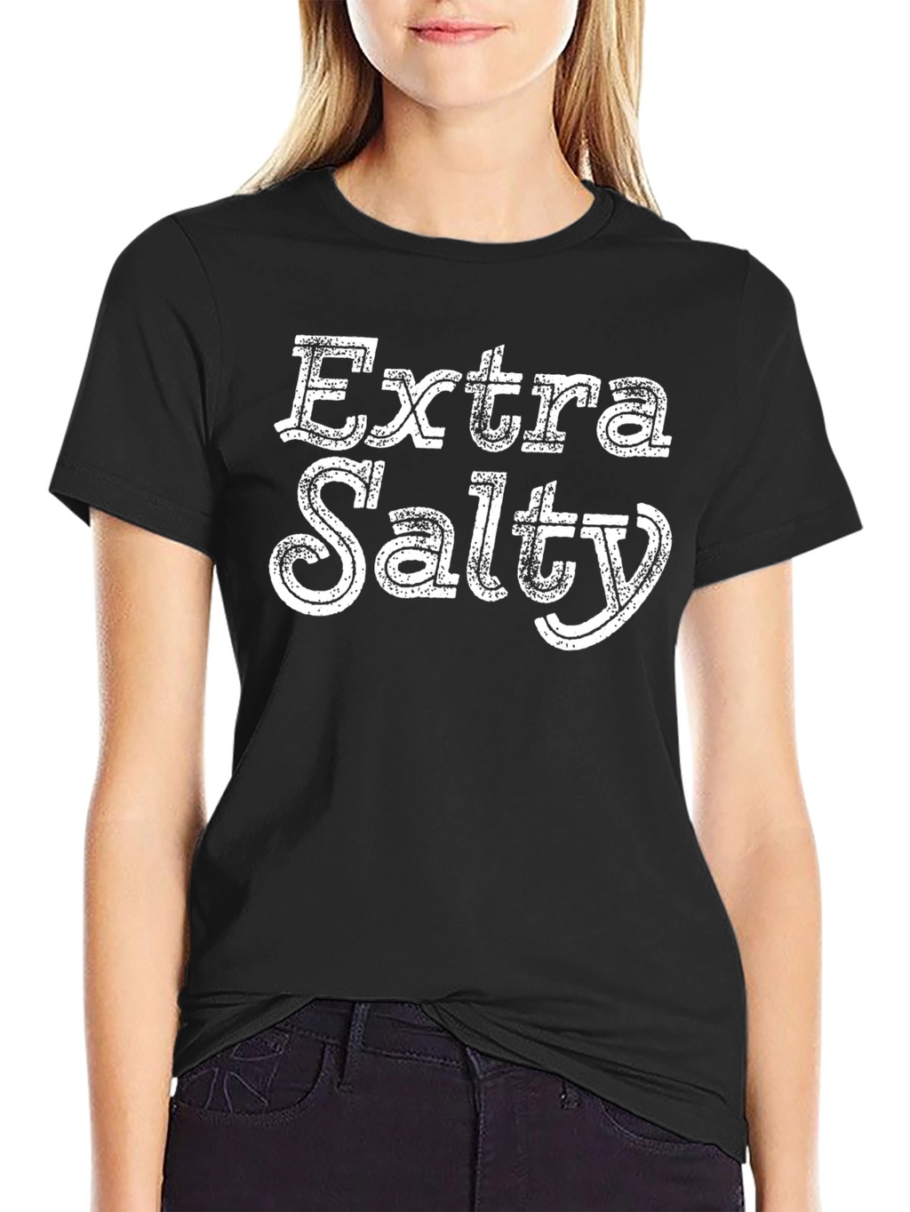 Extra Salty Graphic T-Shirt - Black