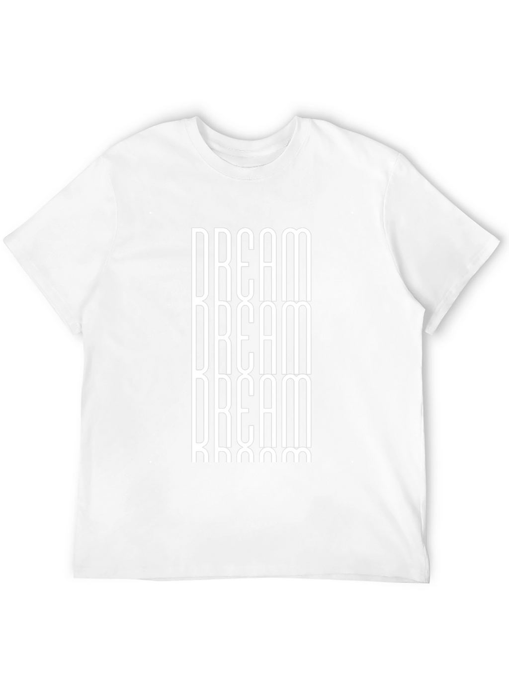Dream Repeat Graphic Print Black T-Shirt