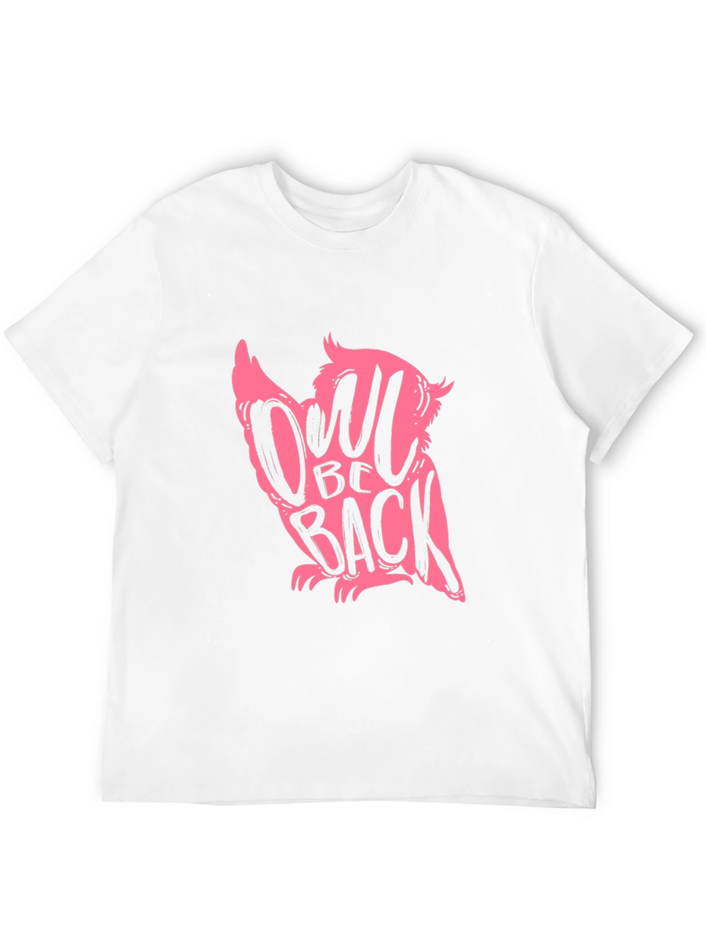 Owl Be Back Black Graphic Tee