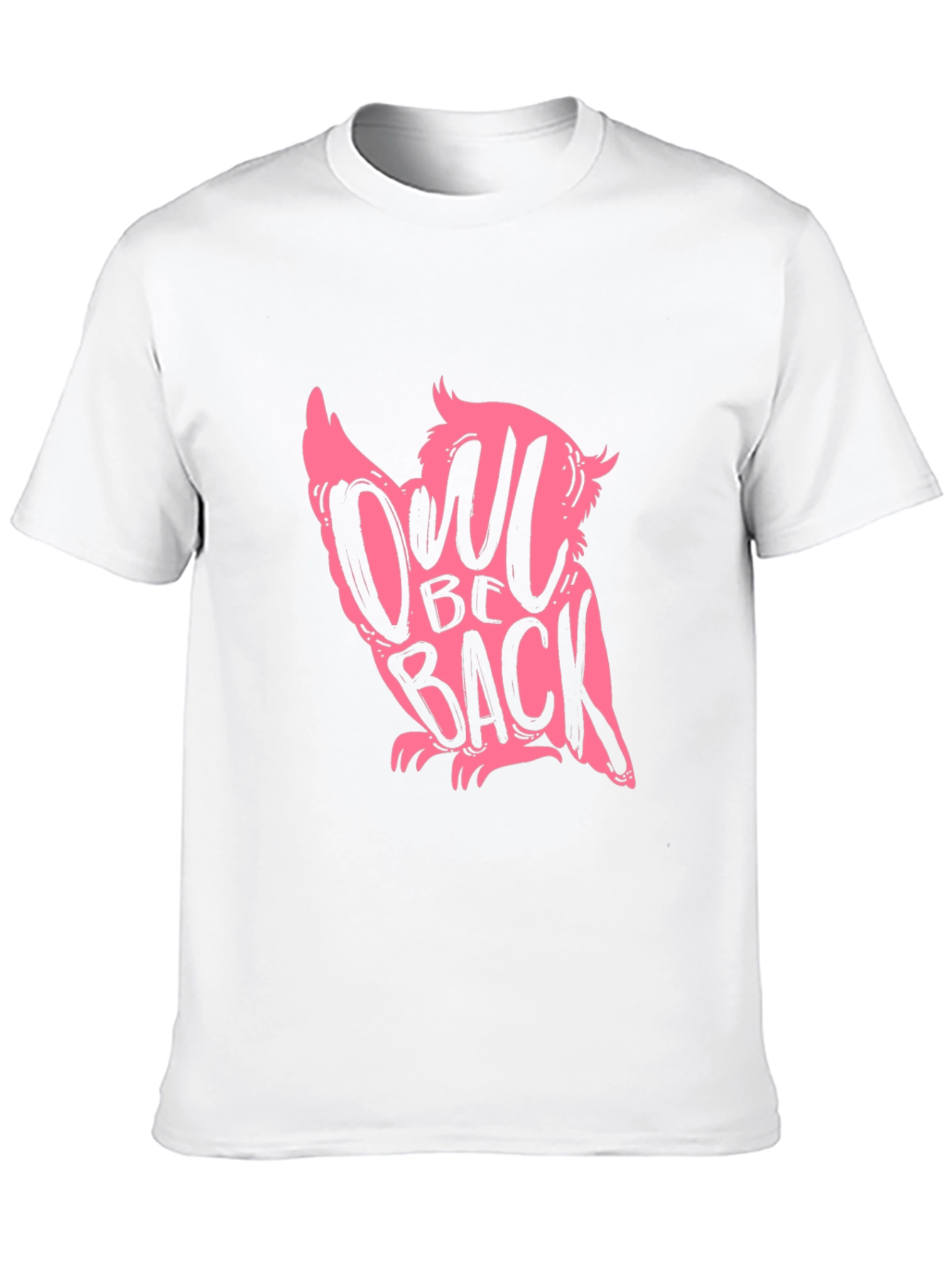 Owl Be Back Black Graphic Tee