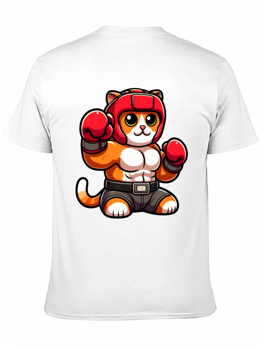 Boxing Cat Graphic Tee