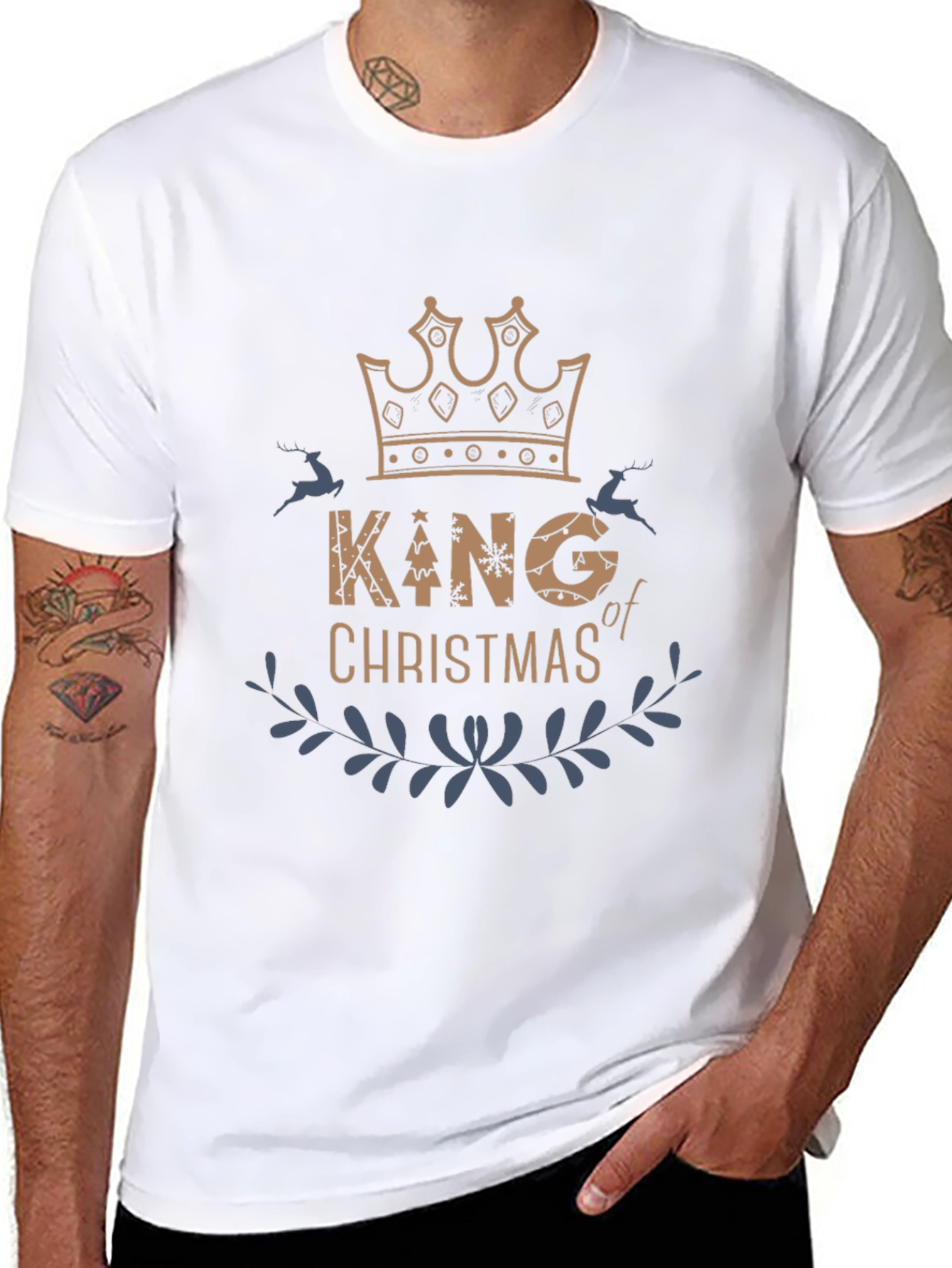 King of Christmas Graphic T-Shirt