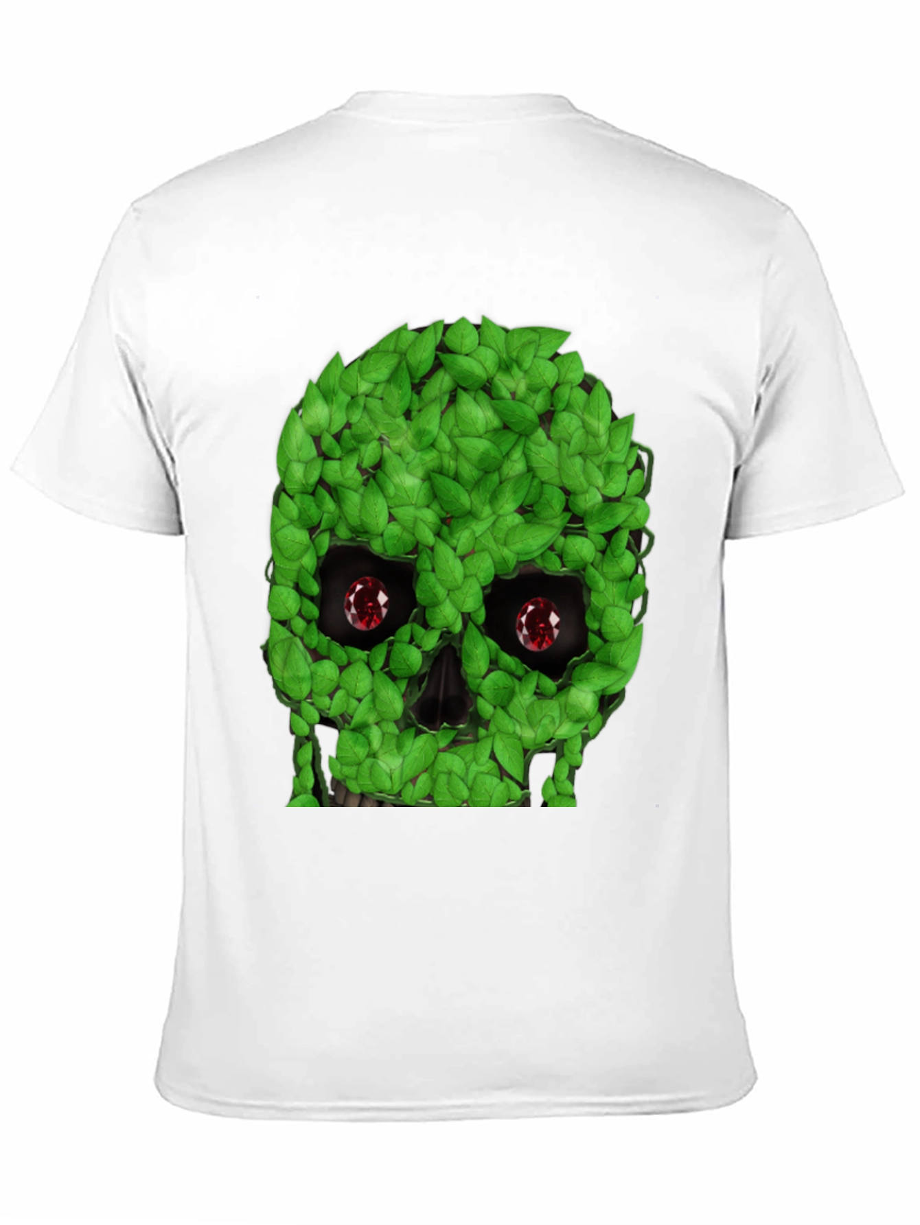 Leaf Skull Graphic T-Shirt - Unique Design