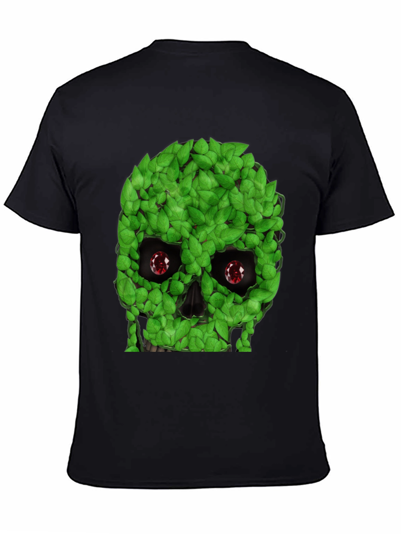 Leaf Skull Graphic T-Shirt - Unique Design
