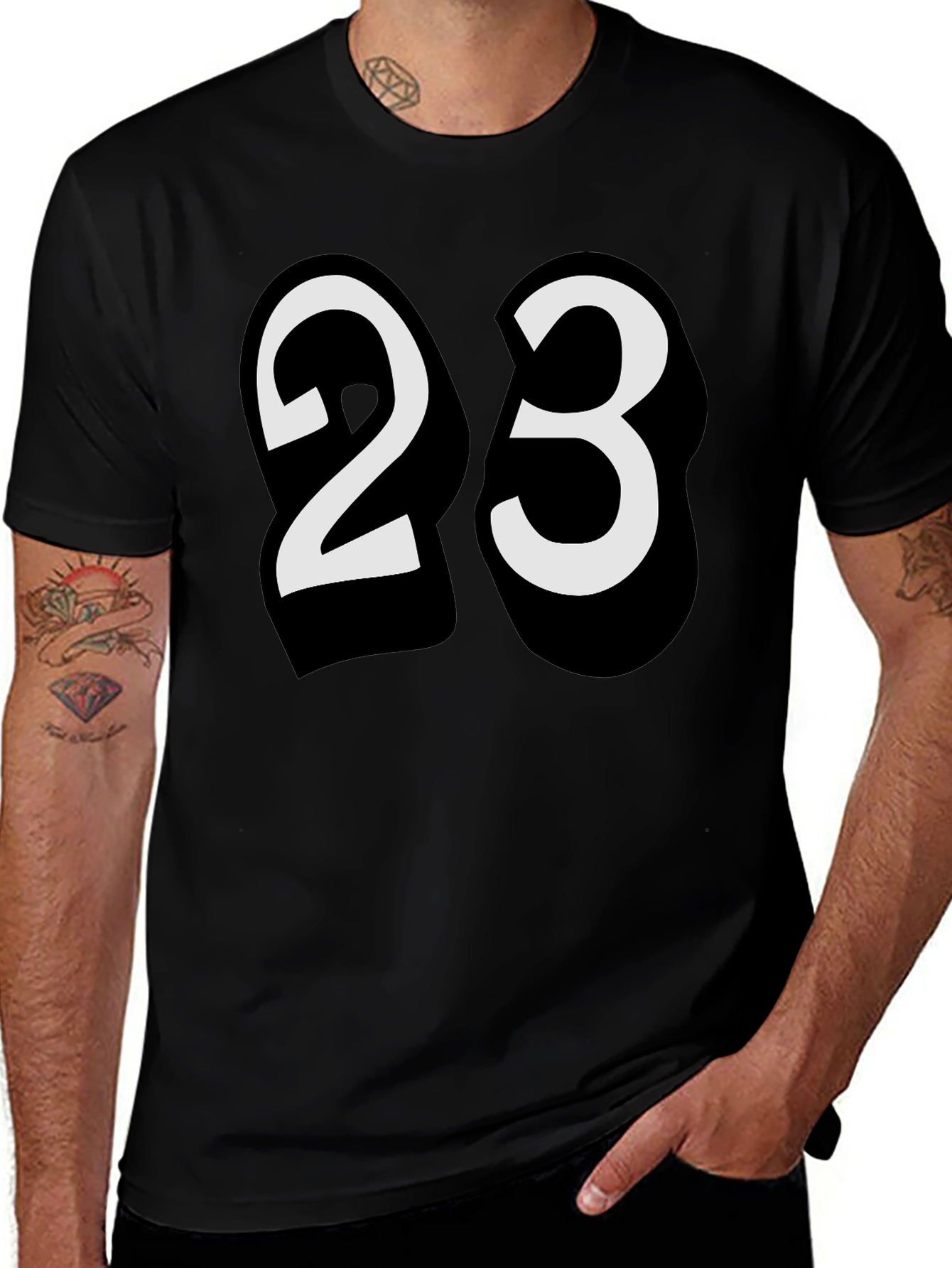 Number 23 Graphic Tee - Classic & Bold Design
