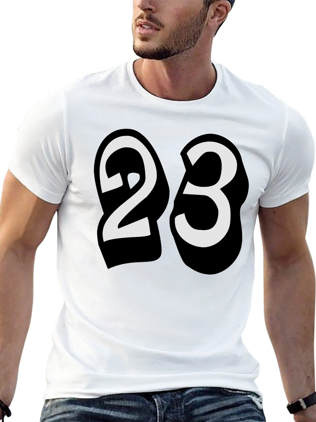Number 23 Graphic Tee - Classic & Bold Design