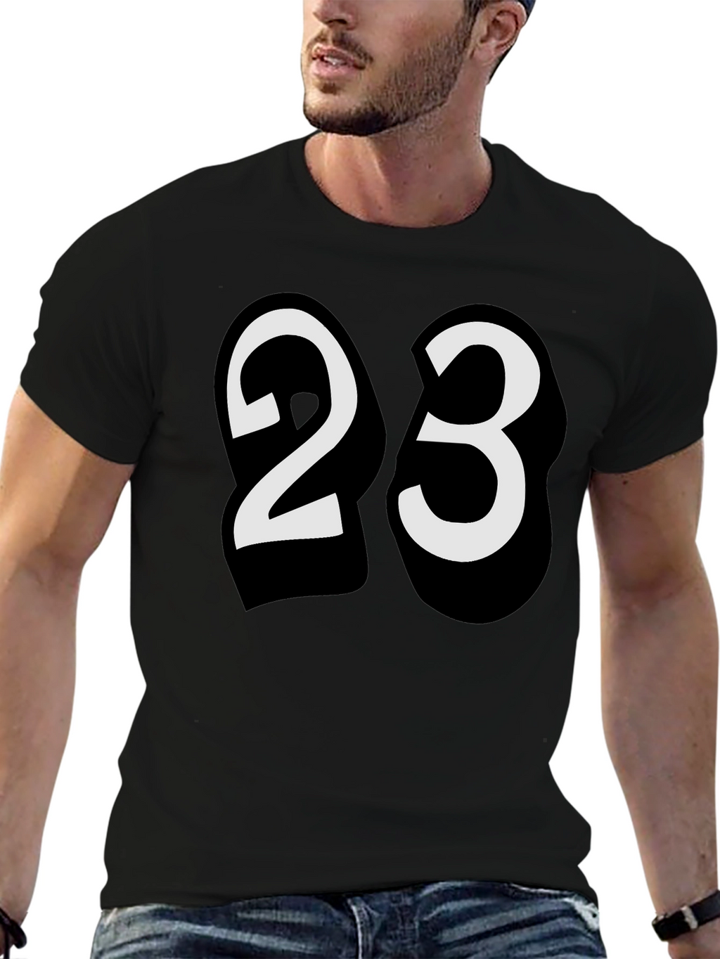 Number 23 Graphic Tee - Classic & Bold Design