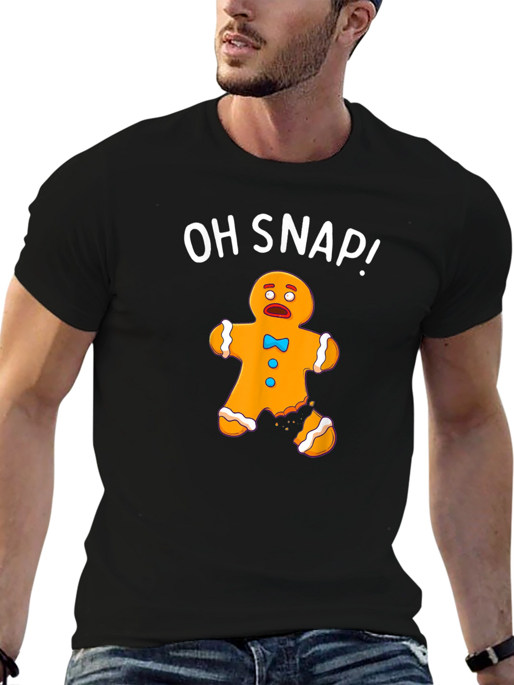 Funny Oh Snap! Gingerbread Man T-Shirt