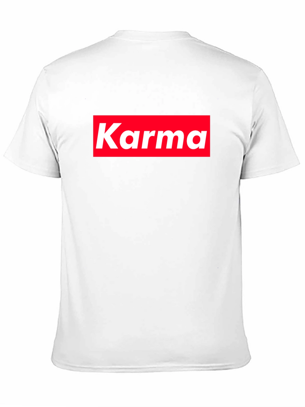 Karma Tee - Red Box Logo - Trendy Style