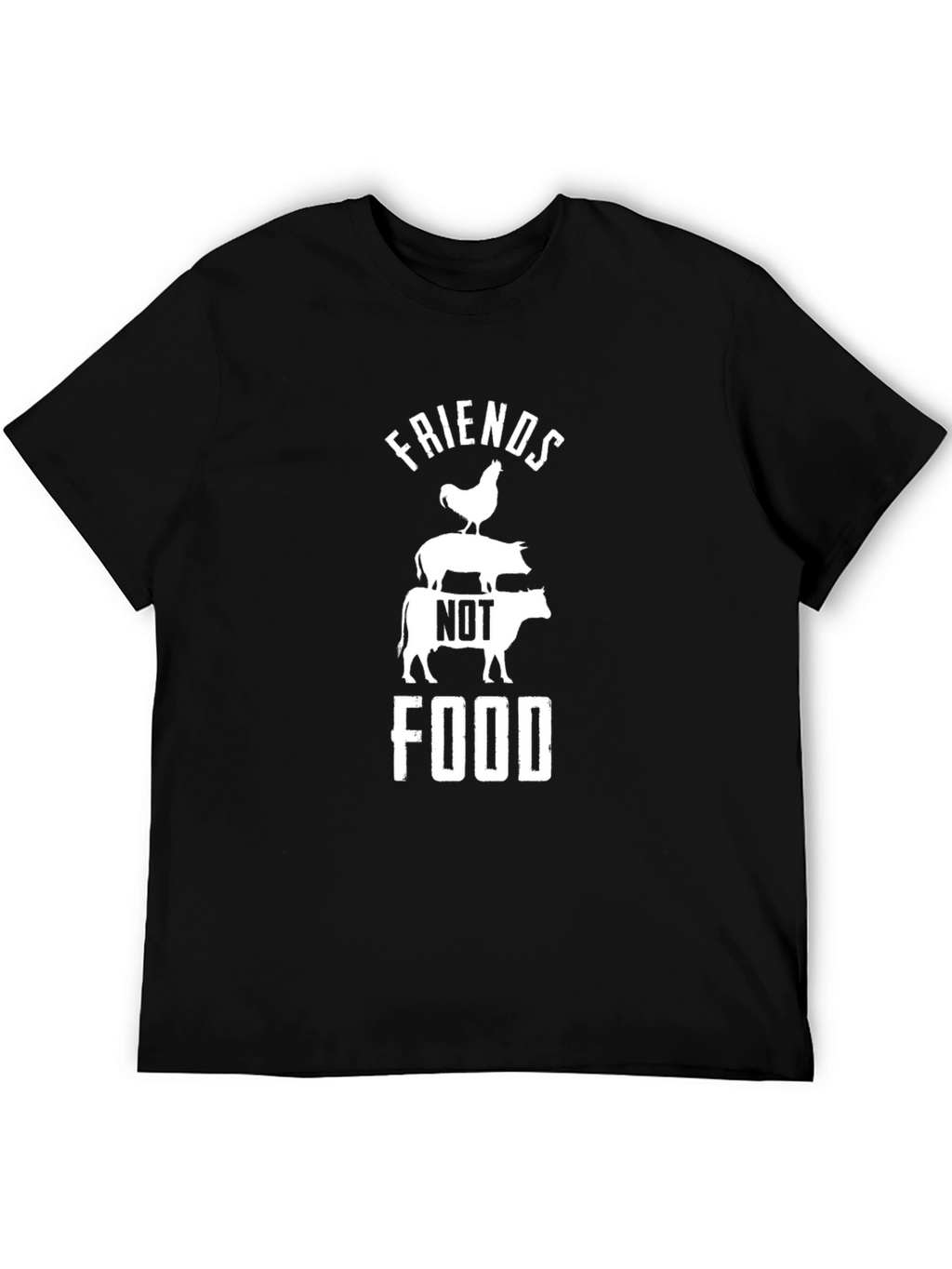 Friends Not Food Vegan Graphic T-Shirt