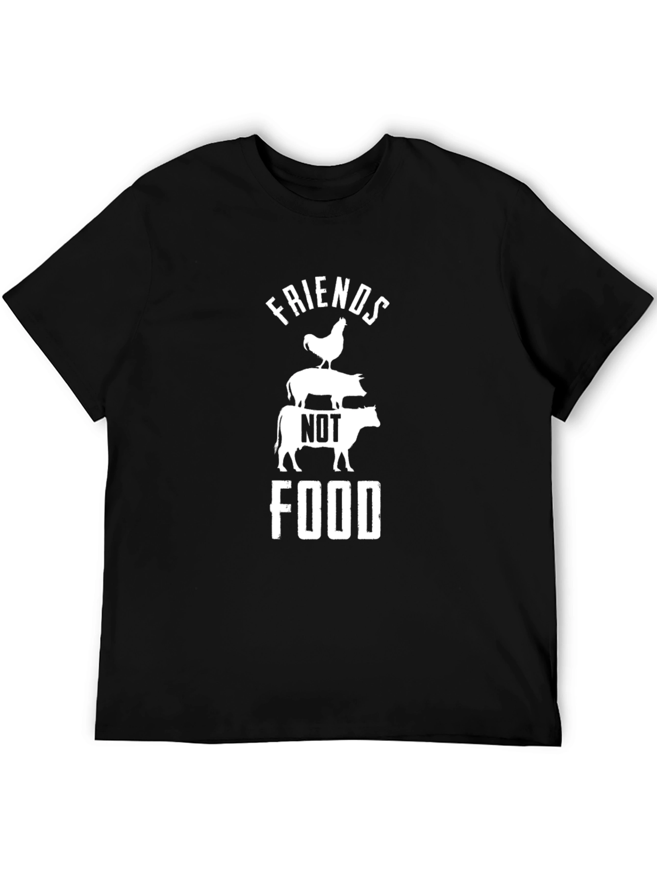Friends Not Food Vegan Graphic T-Shirt