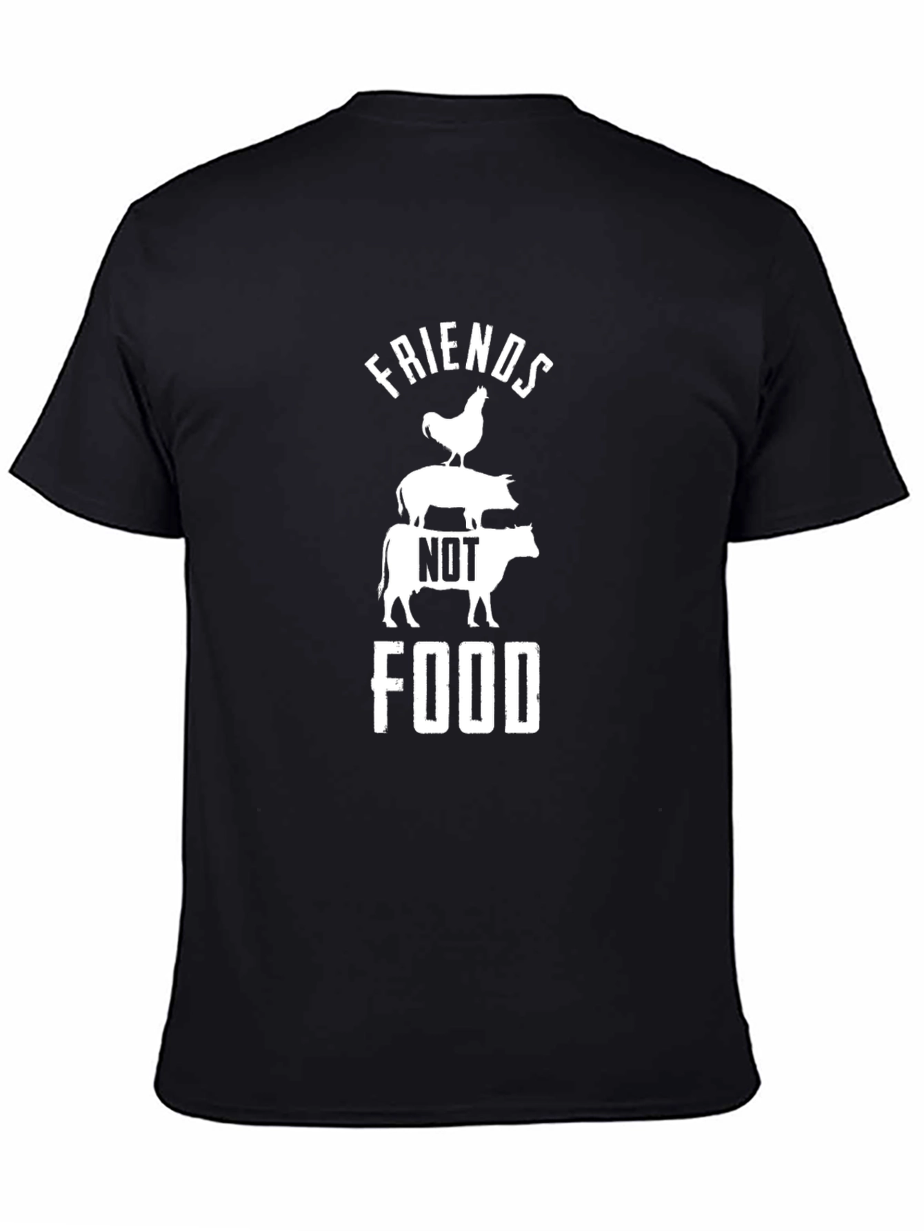 Friends Not Food Vegan Graphic T-Shirt