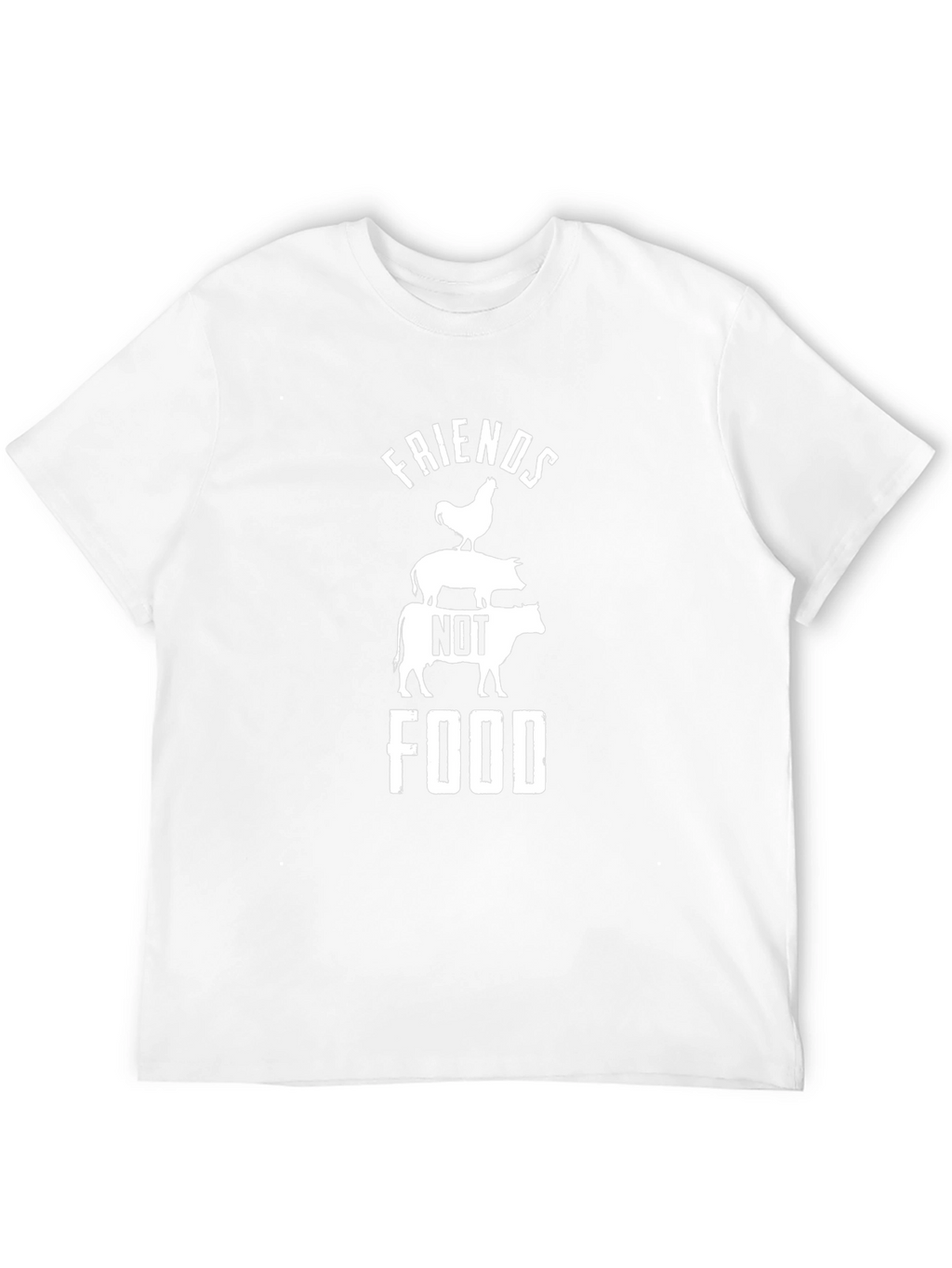 Friends Not Food Vegan Graphic T-Shirt