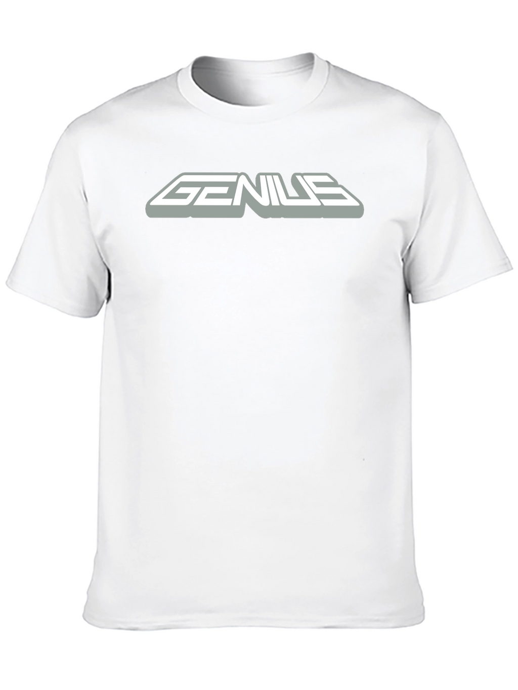 Genius Graphic Black T-Shirt for Men
