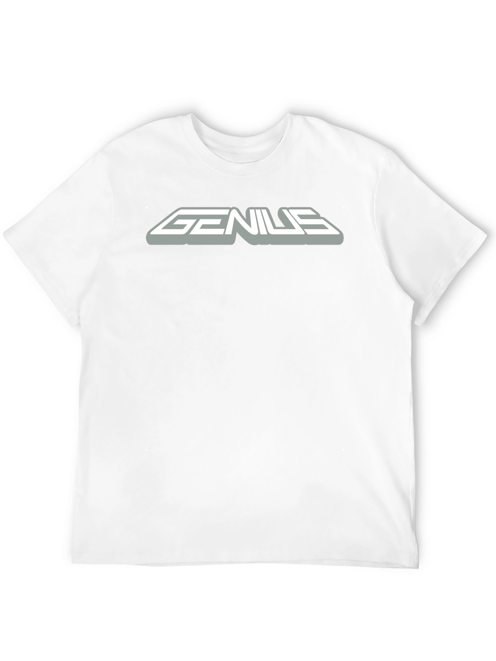 Genius Graphic Black T-Shirt for Men